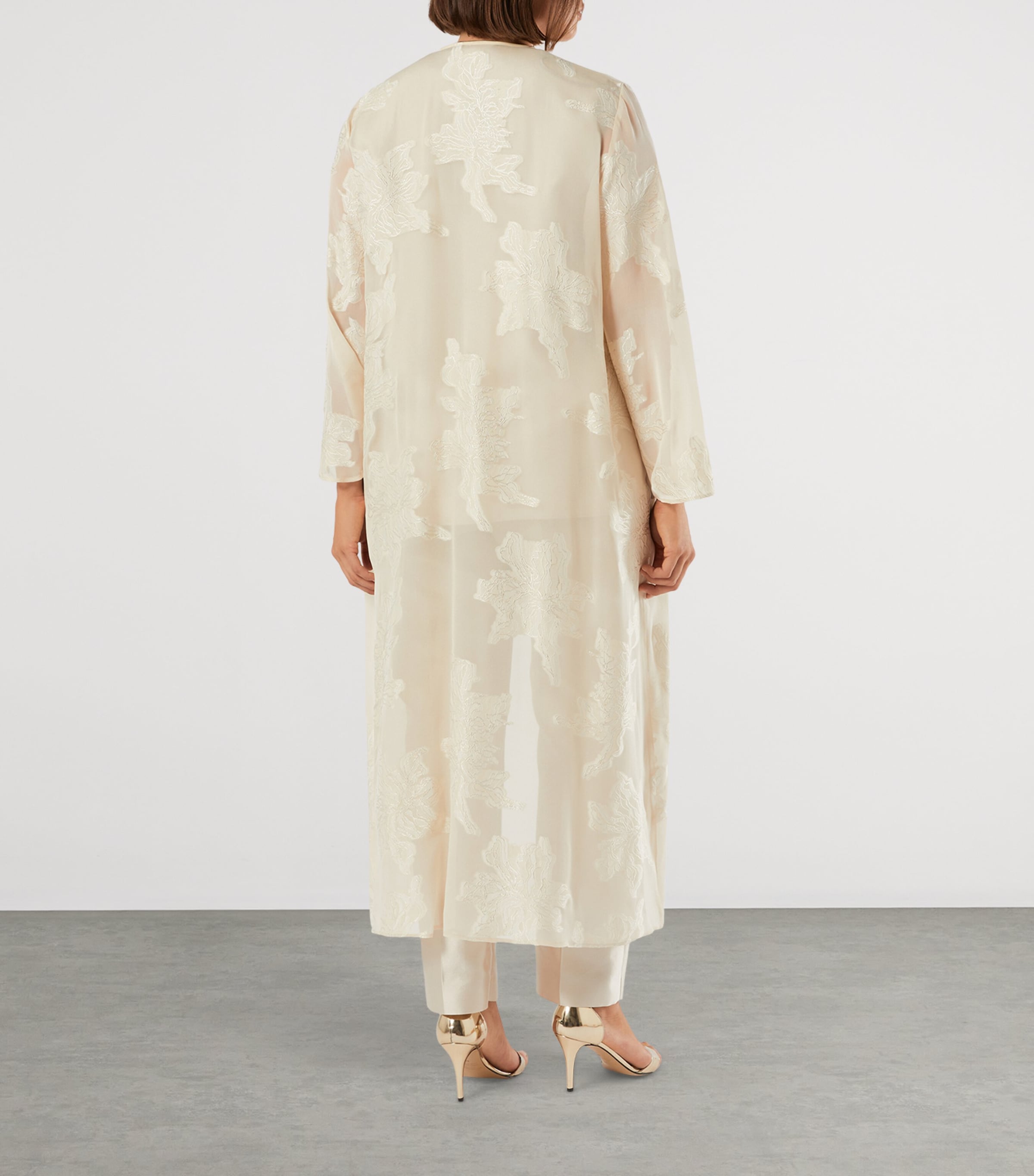 Silk-Blend Kren Jacket SAND Image 3