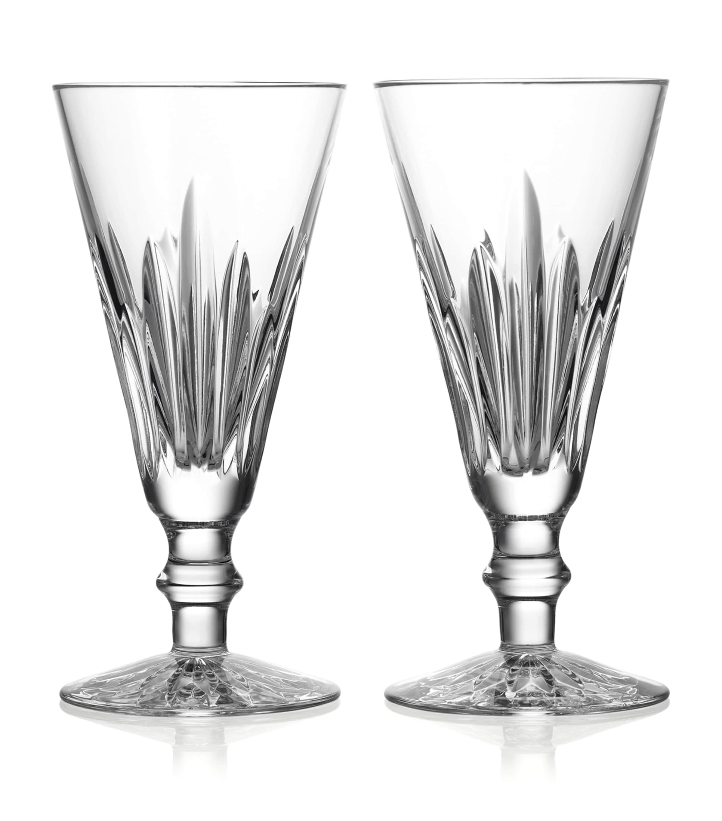 Waterford Set Of 2 Mastercraft Heritage Eileen Champagne Flutes In Clear
