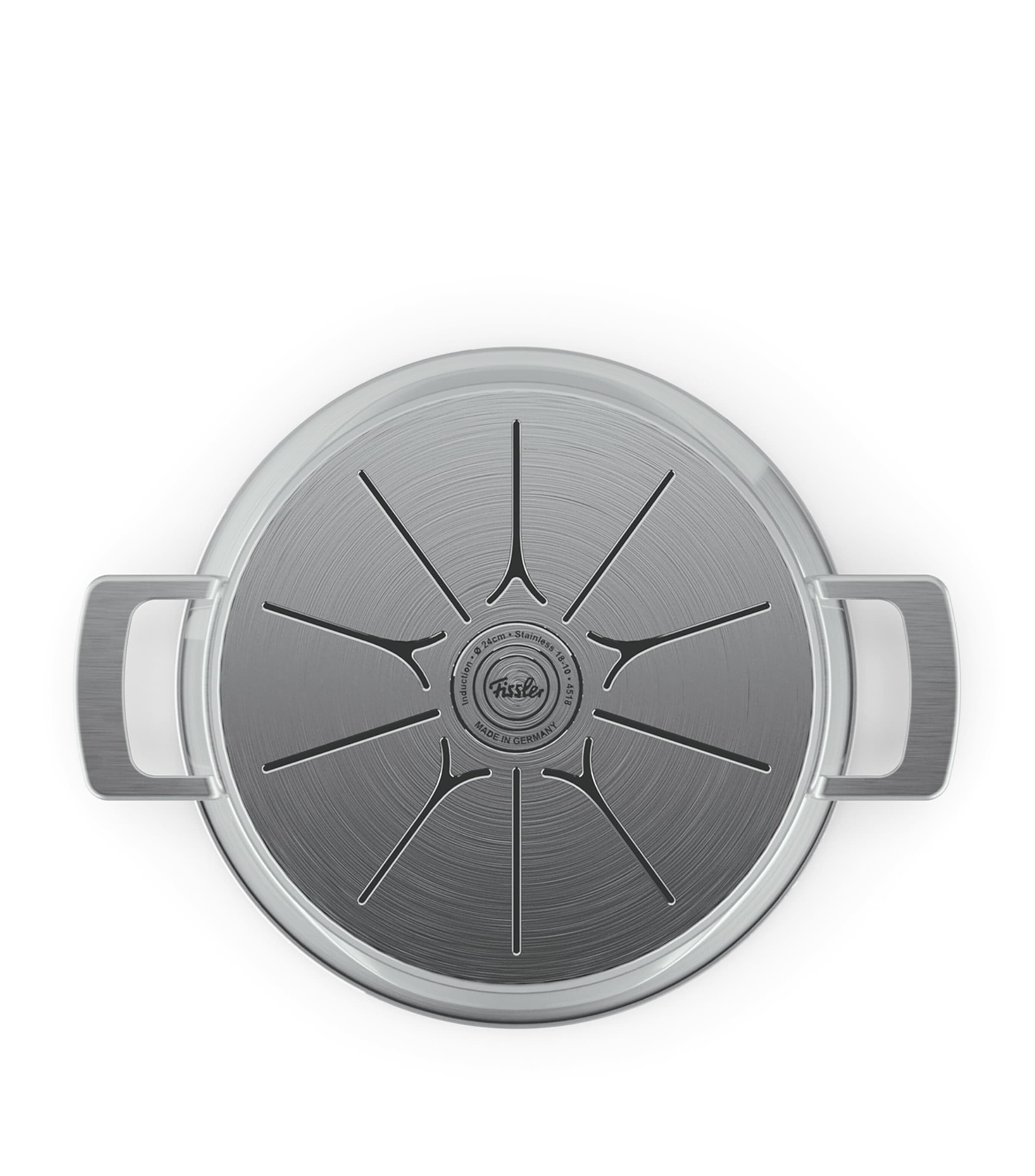 Stainless Steel Phi Stew Pot with Lid (24cm) STAINLESS STEEL Image 2