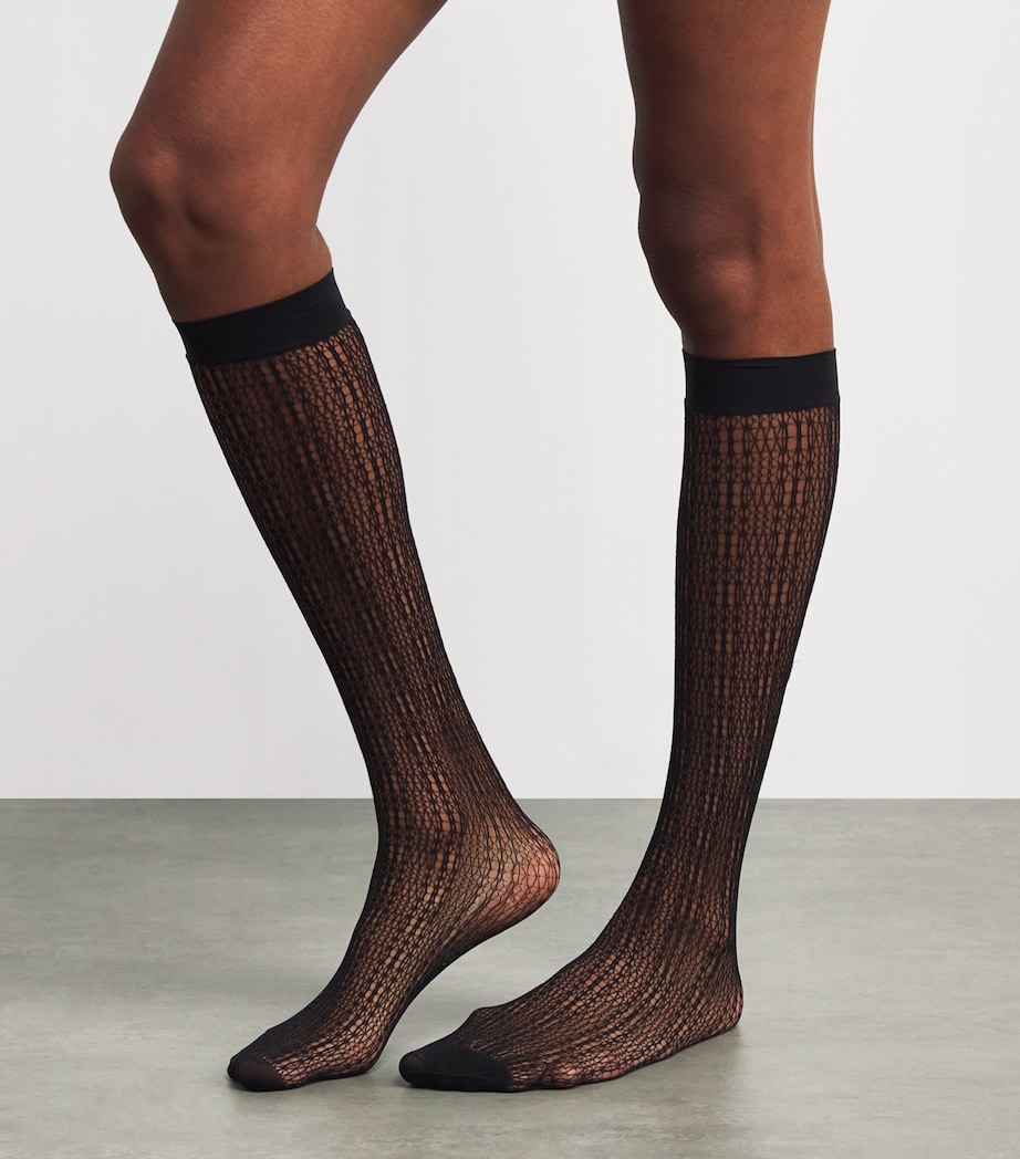 Crossroads Knee-High Stockings 3009 BLACK Image 2