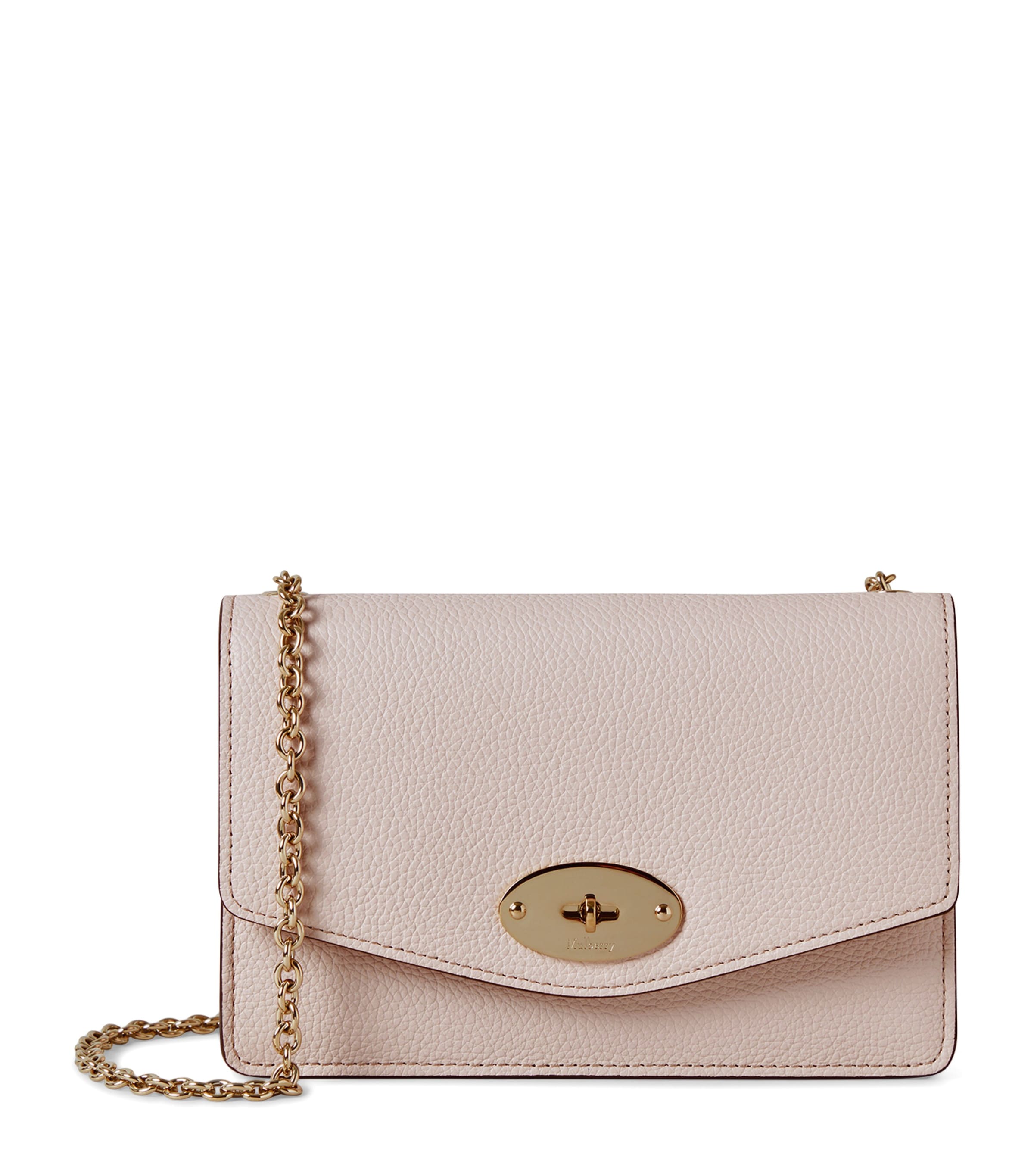 Mulberry Small Leather Darley Cross-Body Bag Blossom Pink Image 1