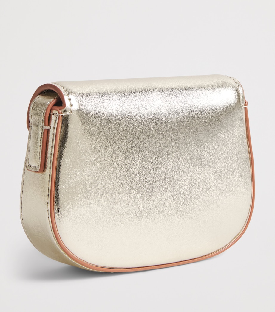 Metallic-Coated Shoulder Bag LIGHT GOLD Image 2