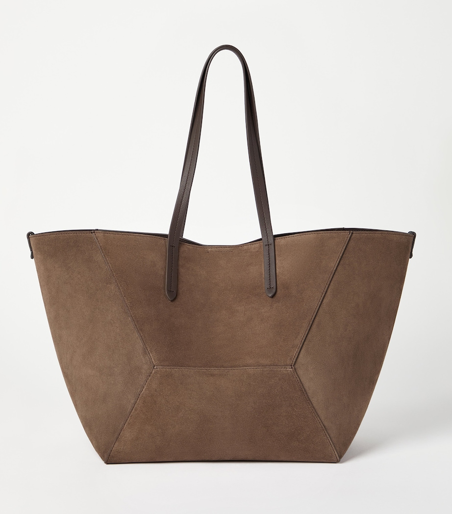 Large Suede BC Duo Tote Bag C8769 Image 4
