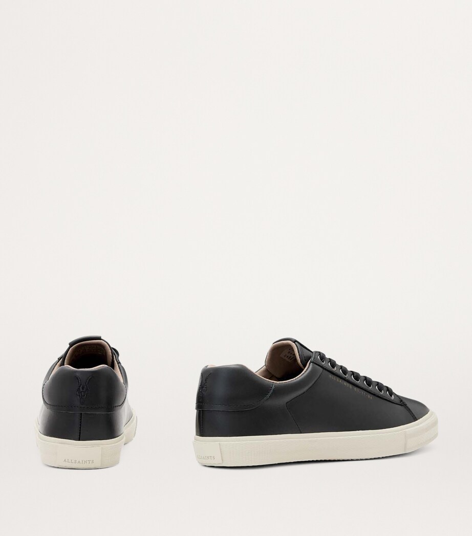 AllSaints Leather Brody Sneakers Black Image 3