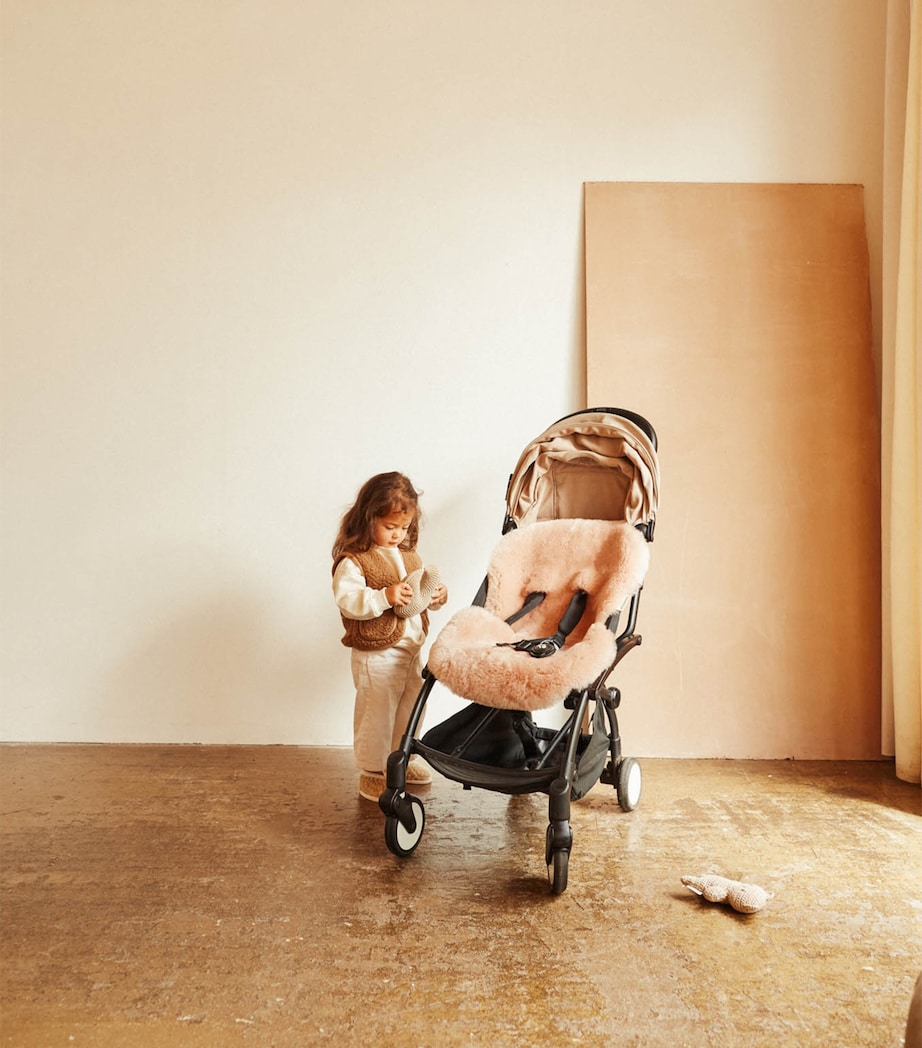 Binibamba Sheepskin Snuggler Rose Image 2