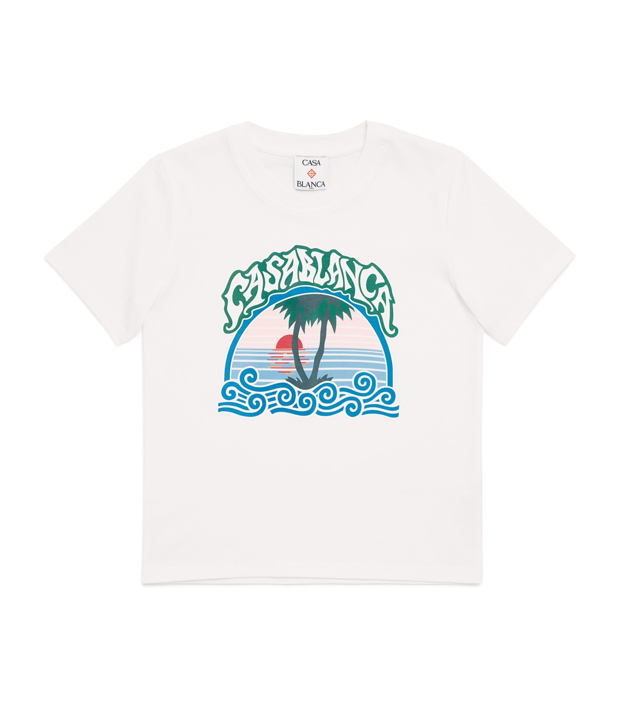 Casablanca Kids Palm Tree T-Shirt (3-14 Years) Palm Tree Emblem Image 1