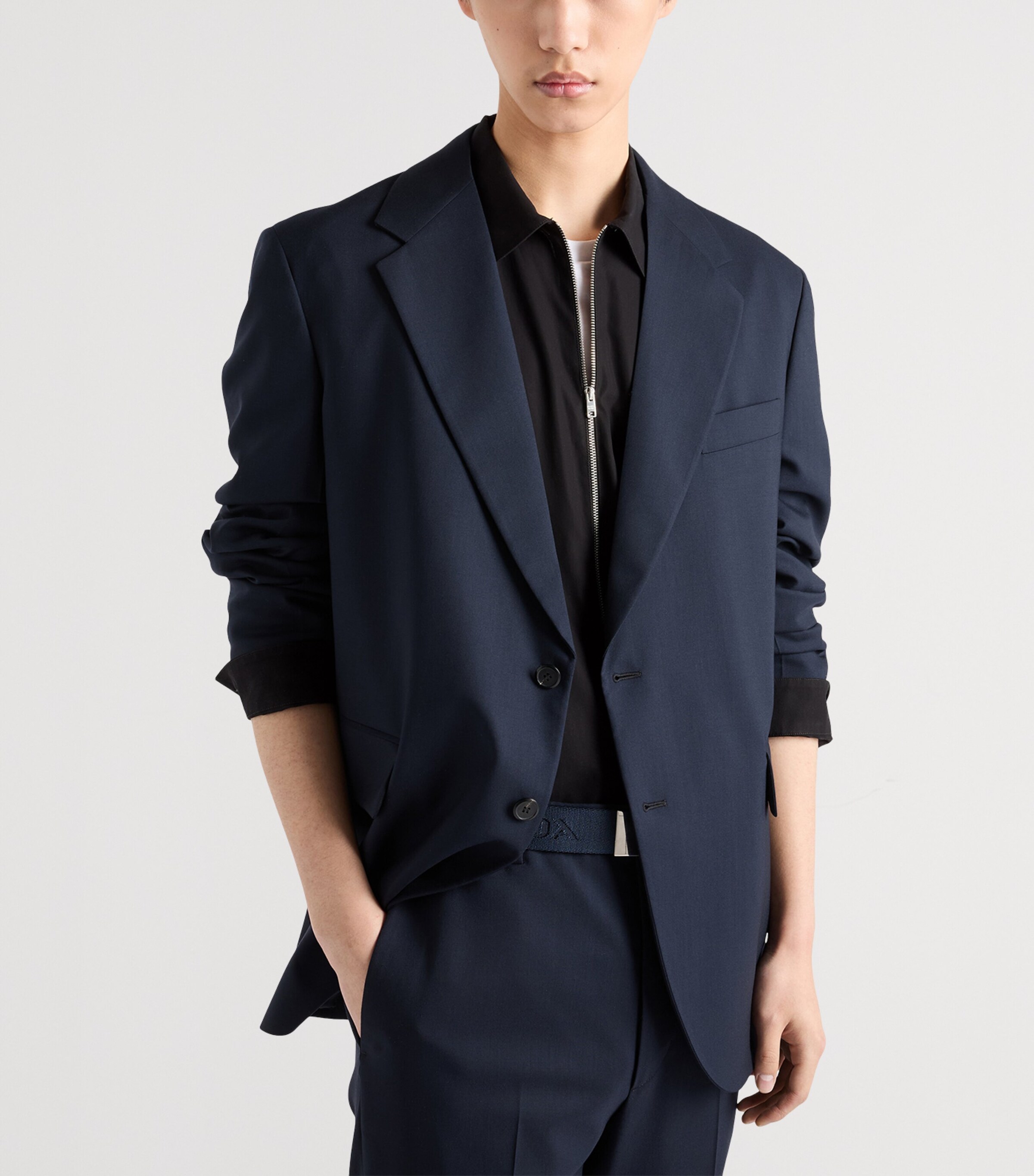 Prada Mens Cotton Zipped Shirt Image 6