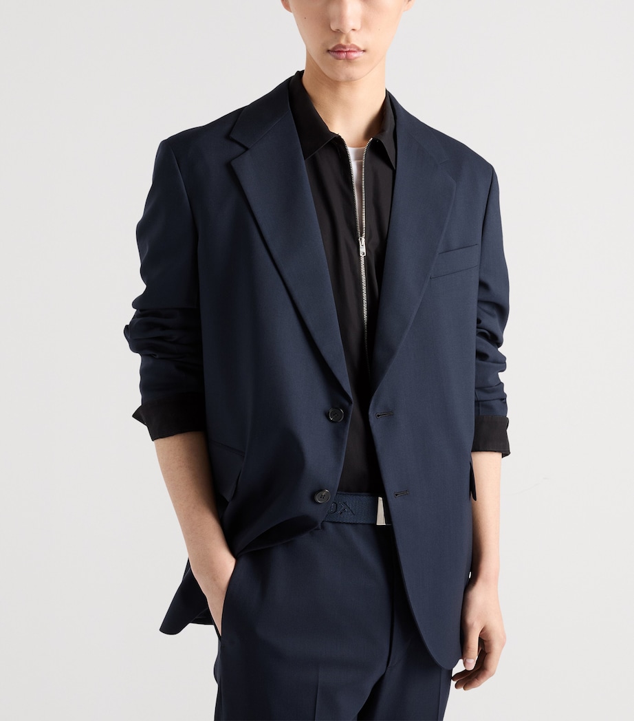 Prada Mens Cotton Zipped Shirt Image 6