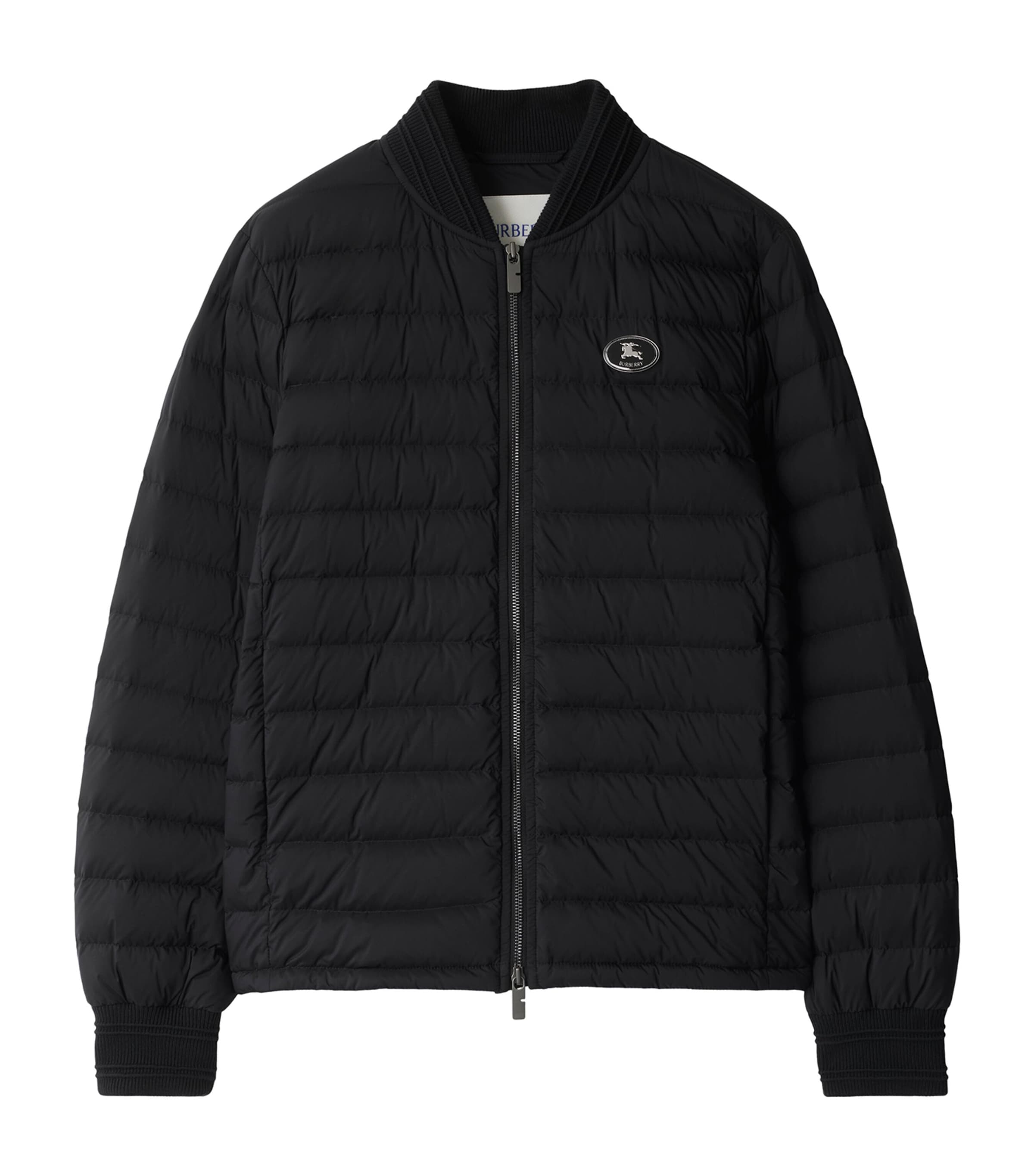 Nylon Puffer Jacket BLACK Image 1