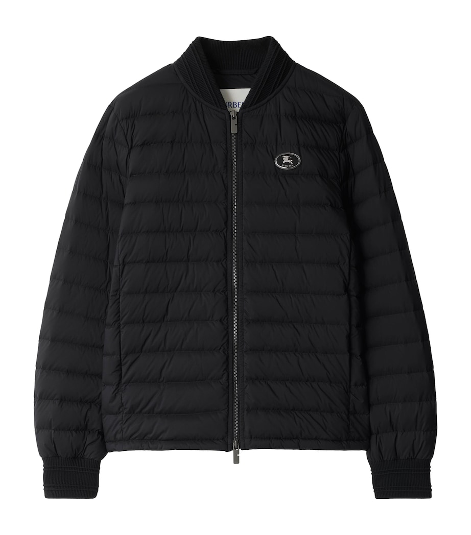 Nylon Puffer Jacket BLACK Image 1