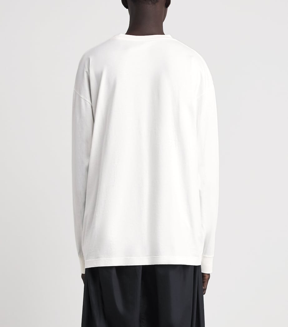 MM6 Maison Margiela Mens Cotton Numerical Logo T-Shirt White Image 5