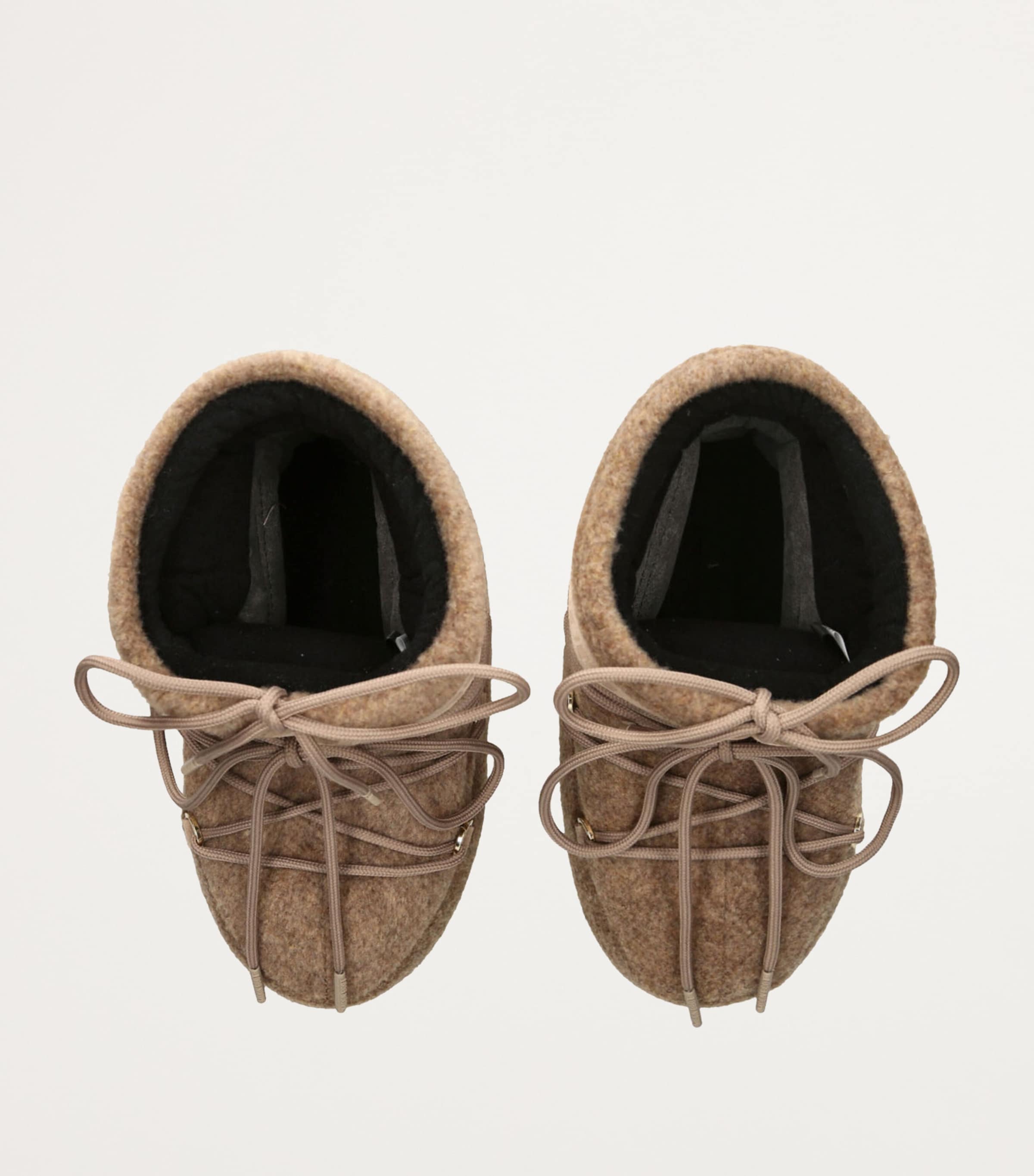 Felt Icon Low Ankle Boots BEIGE Image 4