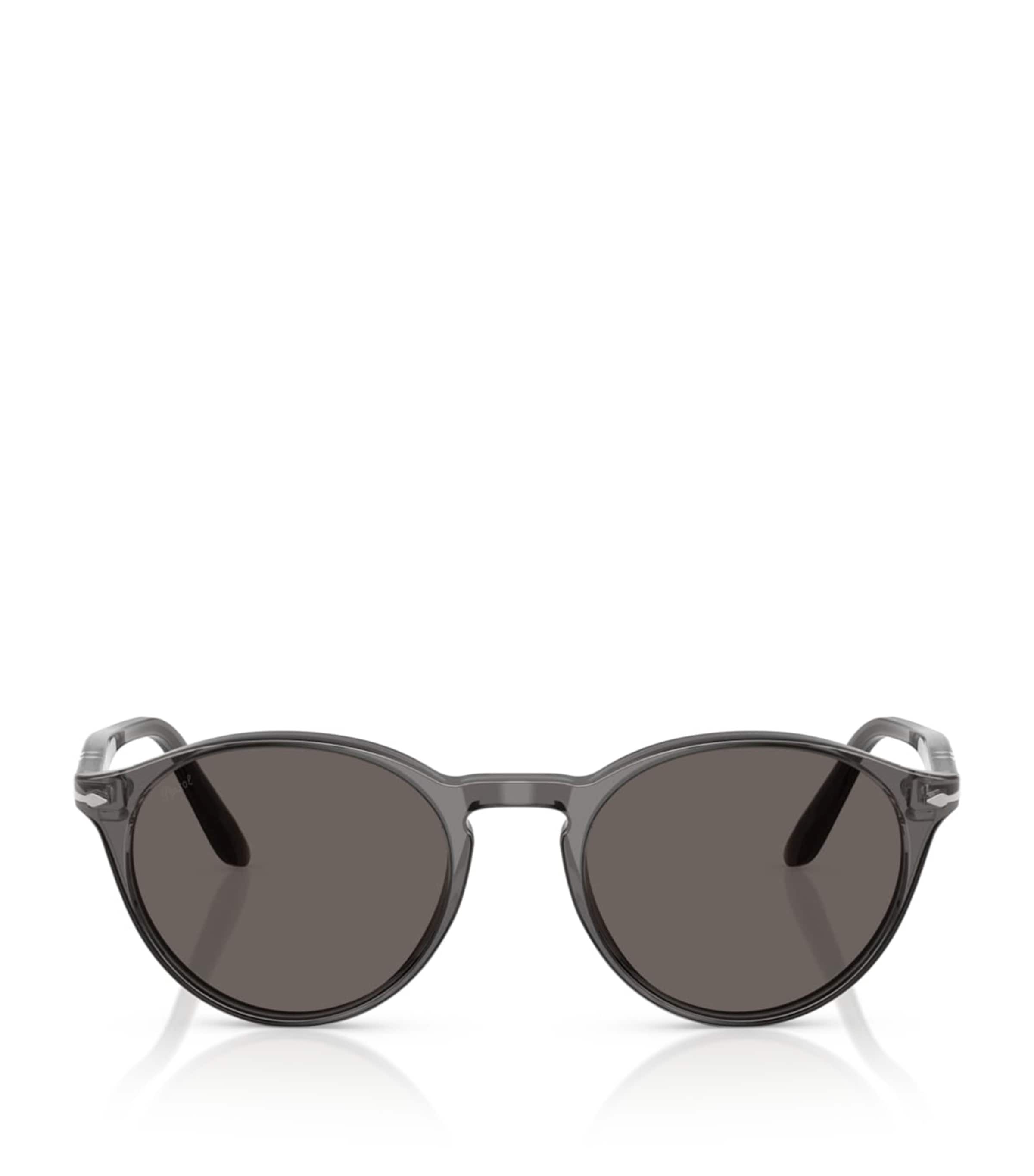 Persol PO3092SM Round Sunglasses Grey Image 1