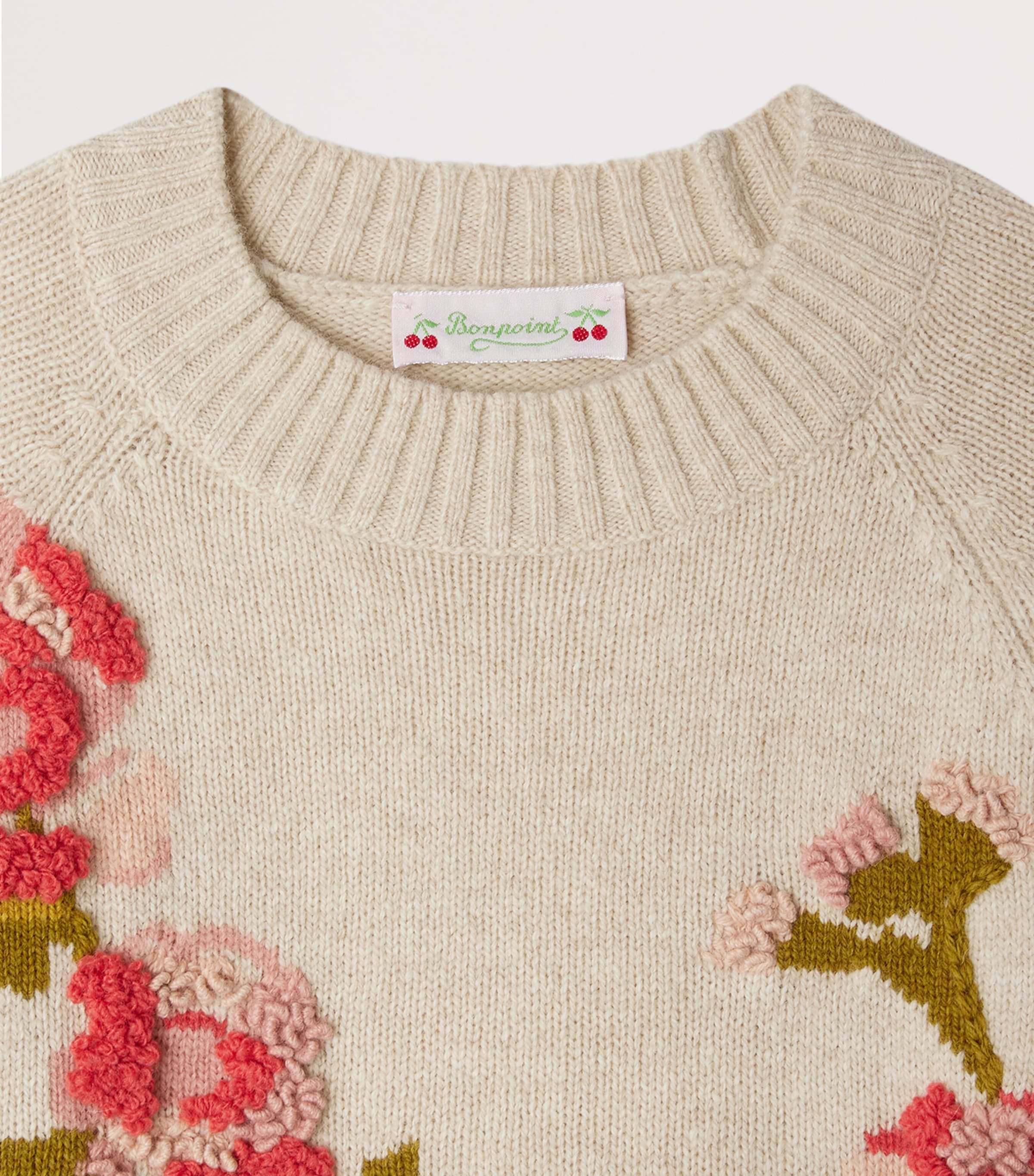 Wool-Blend Gillia Sweater (4-8 Years) MULTICO NATUREL Image 3