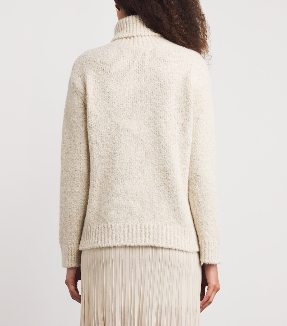 Alpaca-Blend Rollneck Sweater SABBIA Image 4
