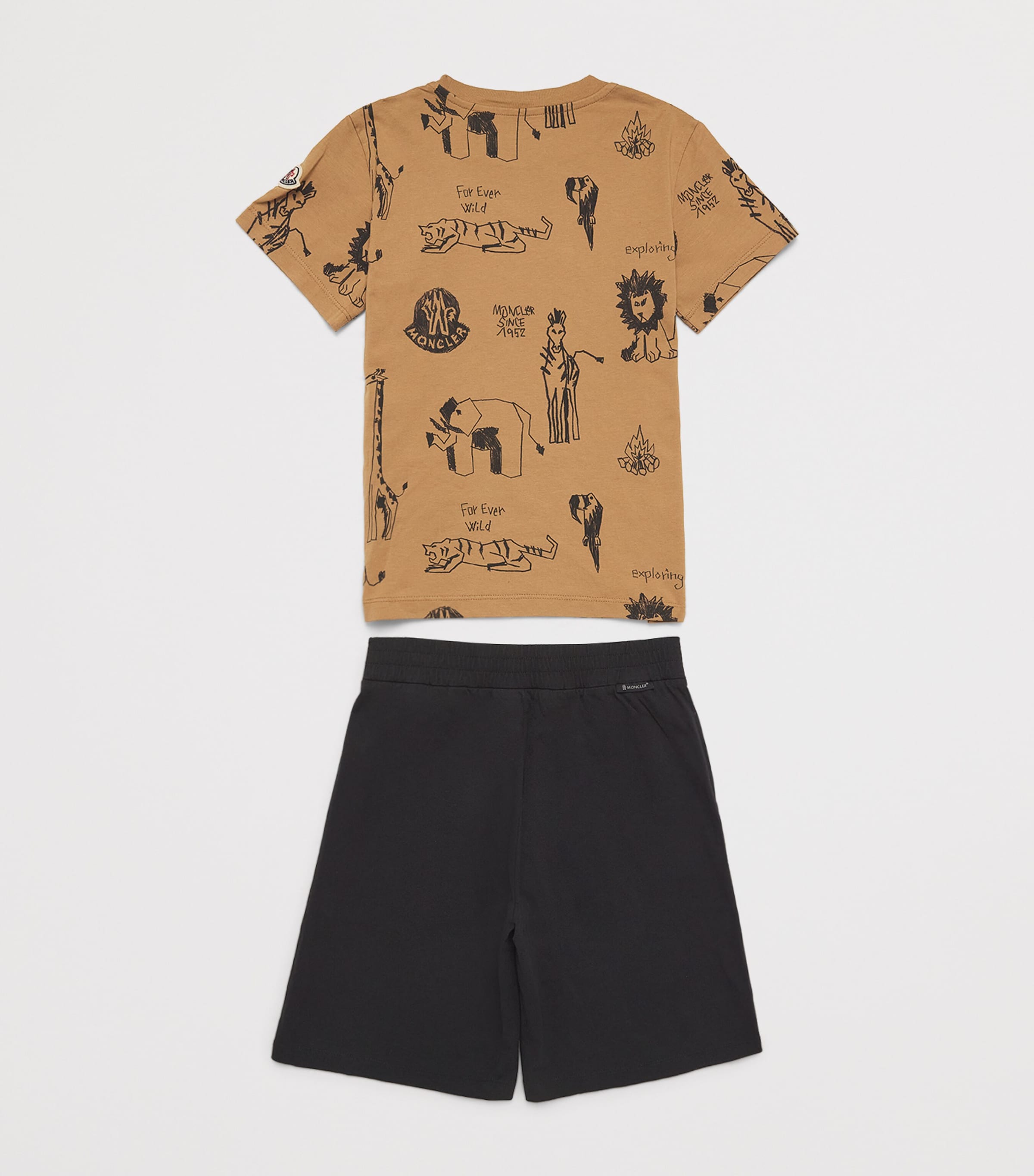 Moncler Enfant Cotton T-Shirt and Shorts Set (8-10 Years) Image 2