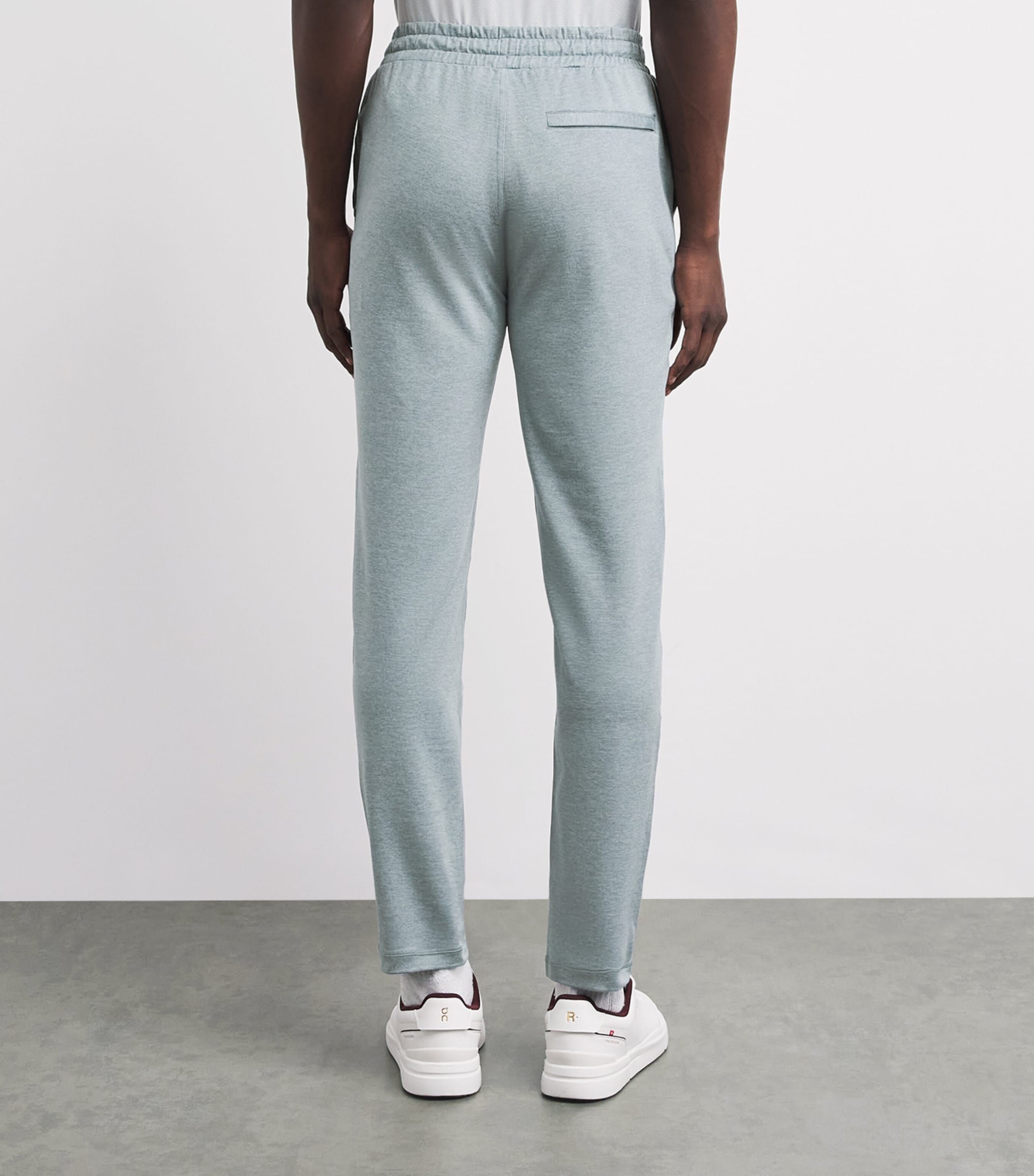 VUORI Mens Ponto Performance Sweatpants Hyb Misty Blu Heathr Image 5