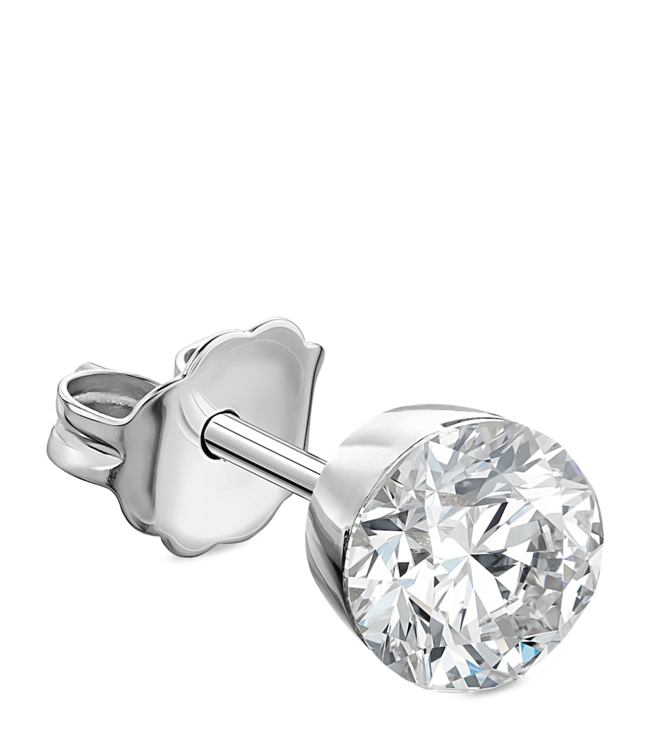 Diamond Single Stud Earring (5mm) WHITE GOLD Image 1