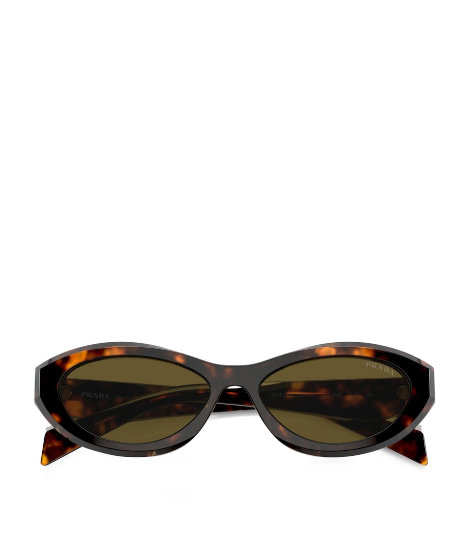 Tortoiseshell Irregular Sunglasses 14L09Z Image 5
