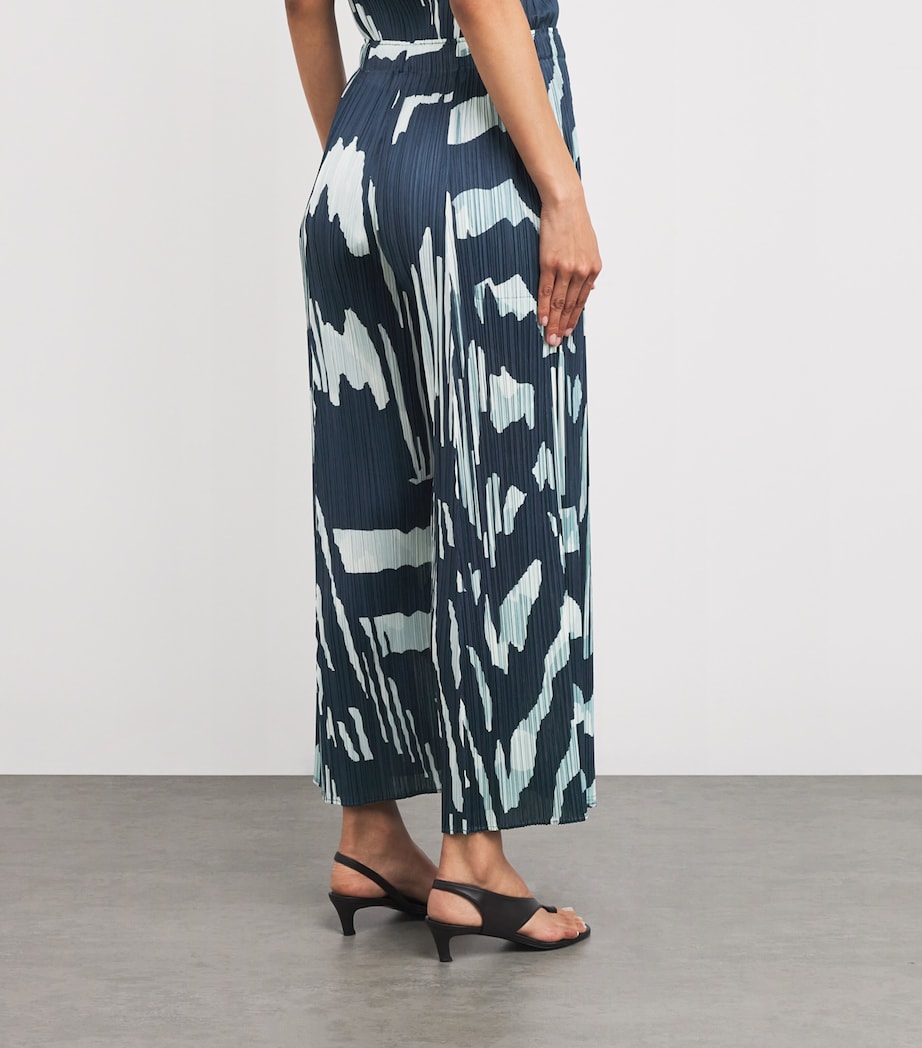 Pleated Refraction Wide-Leg Trousers 77 Image 4