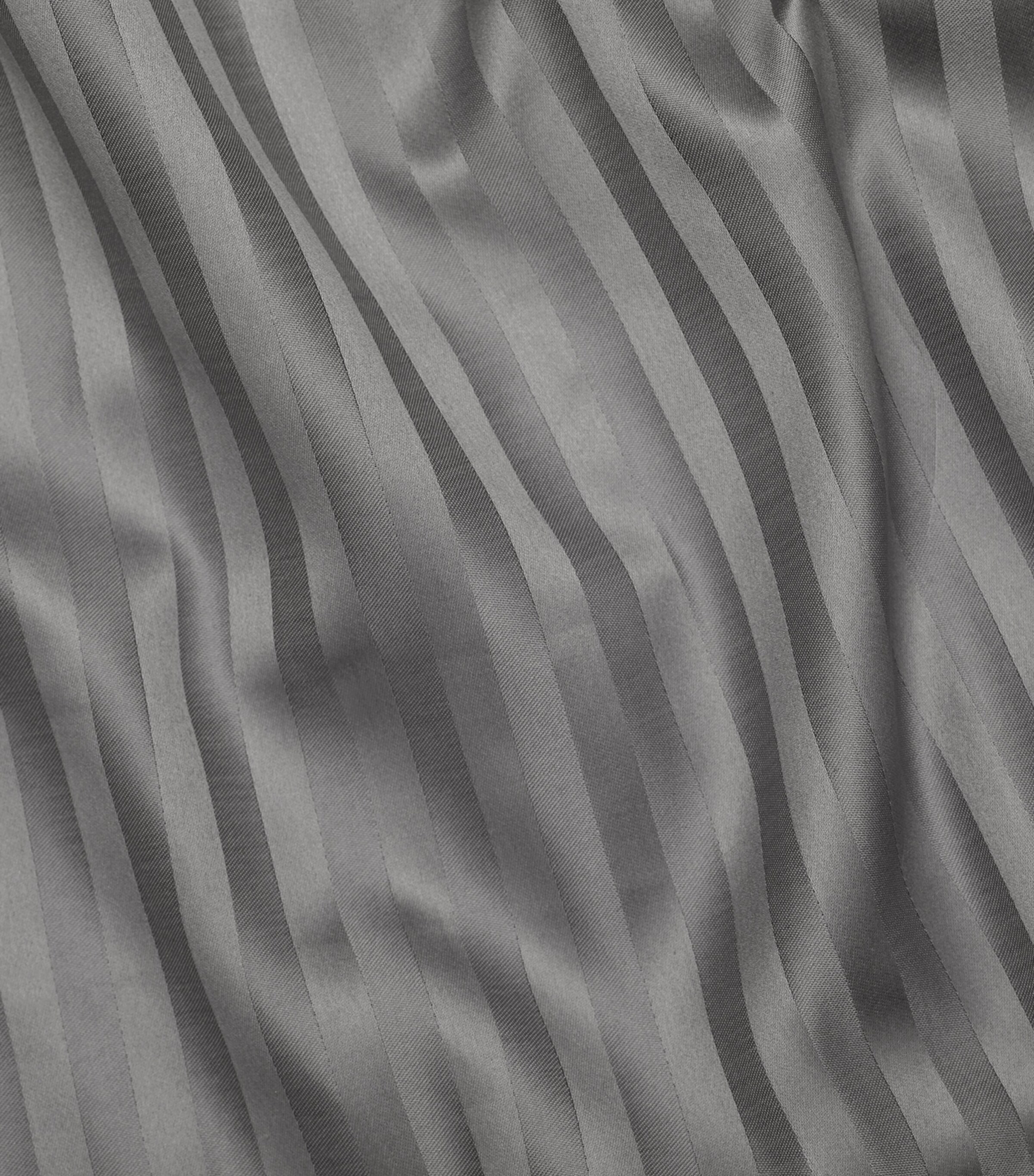 Raso Rigato Super King Duvet Cover (260cm x 220cm) CHARCOAL Image 3