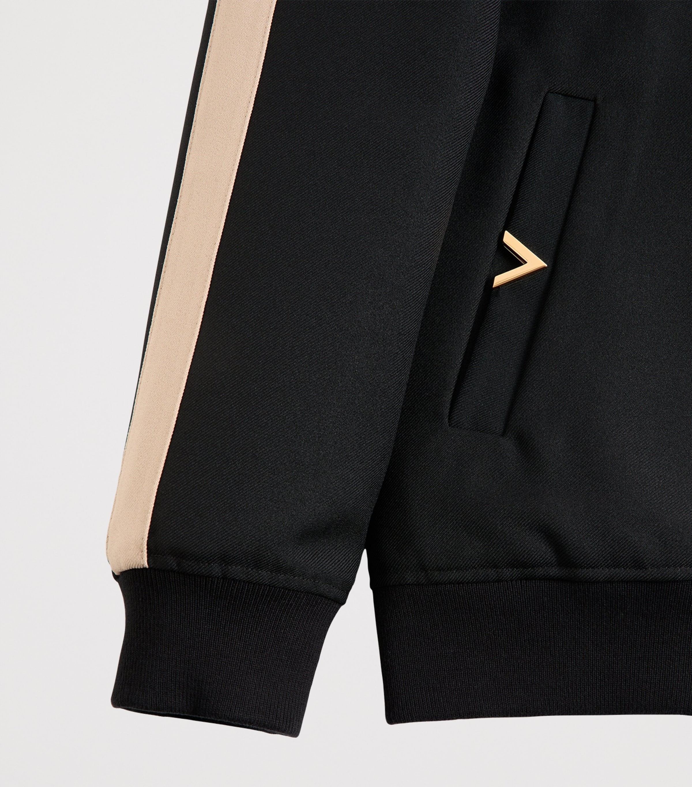 Valentino Garavani Mens Jersey VGold Track Jacket Image 7