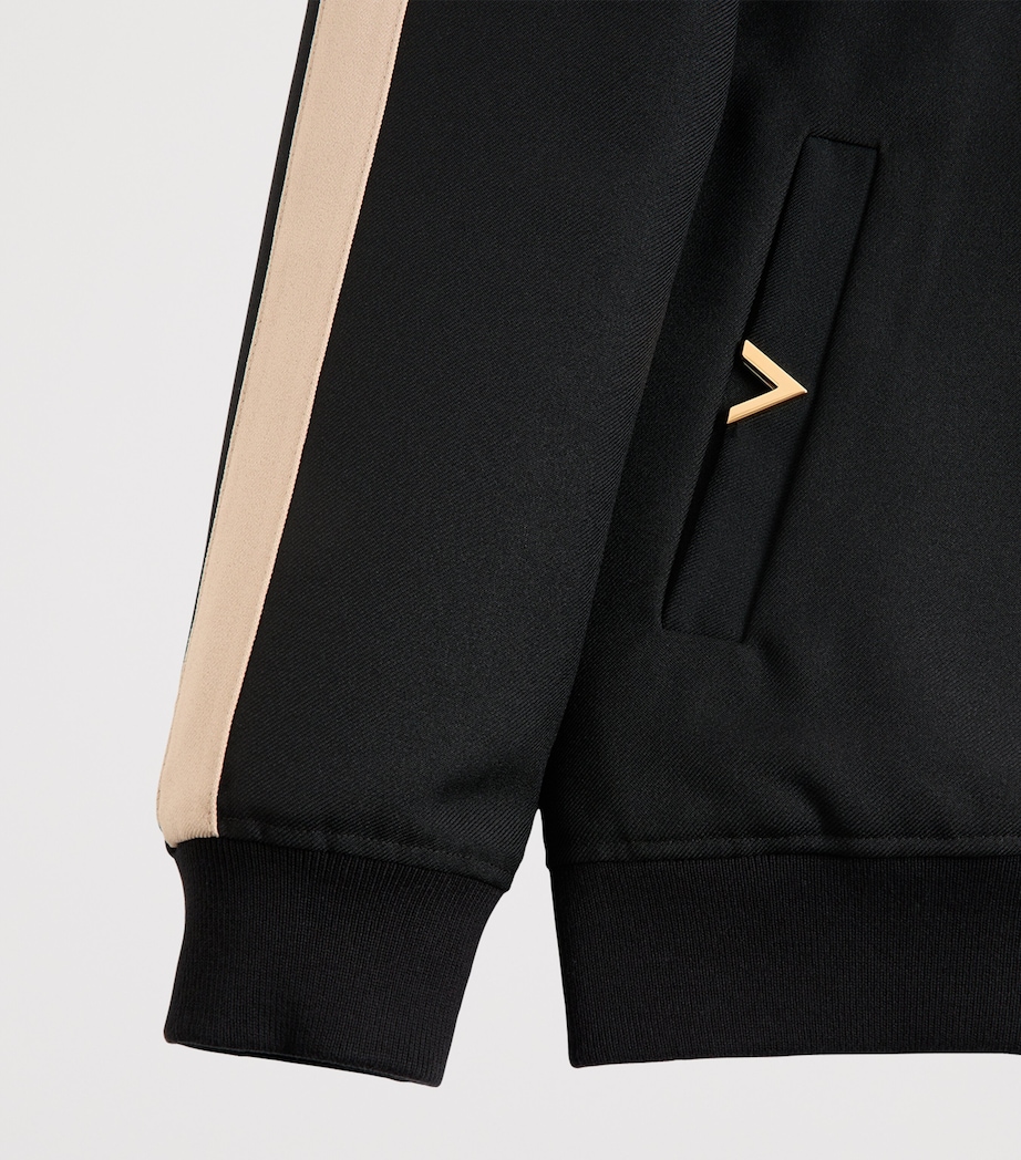 Valentino Garavani Mens Jersey VGold Track Jacket Image 7