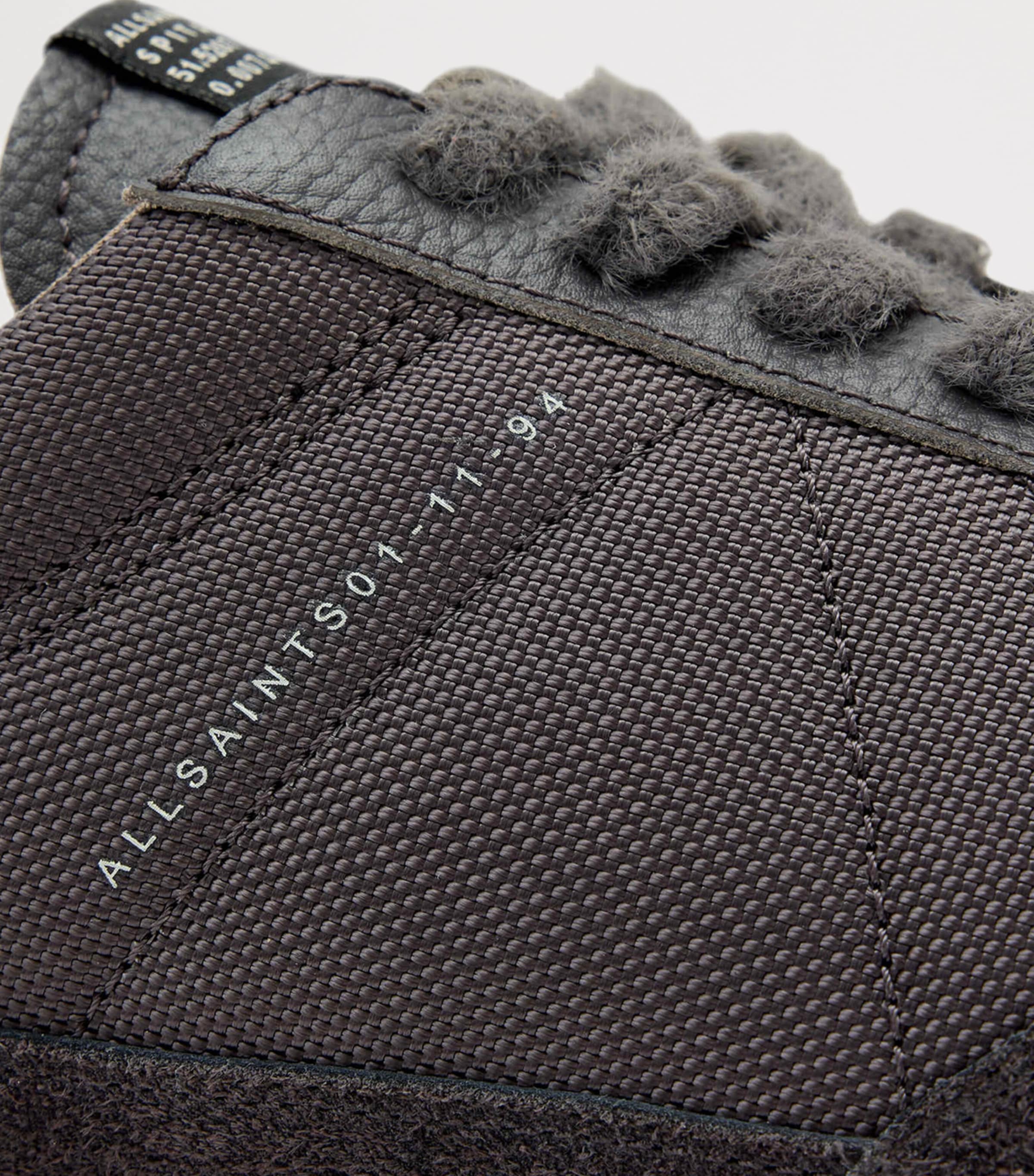 Leather Harri Low-Top Sneakers CHARCOAL GREY/GUM Image 5