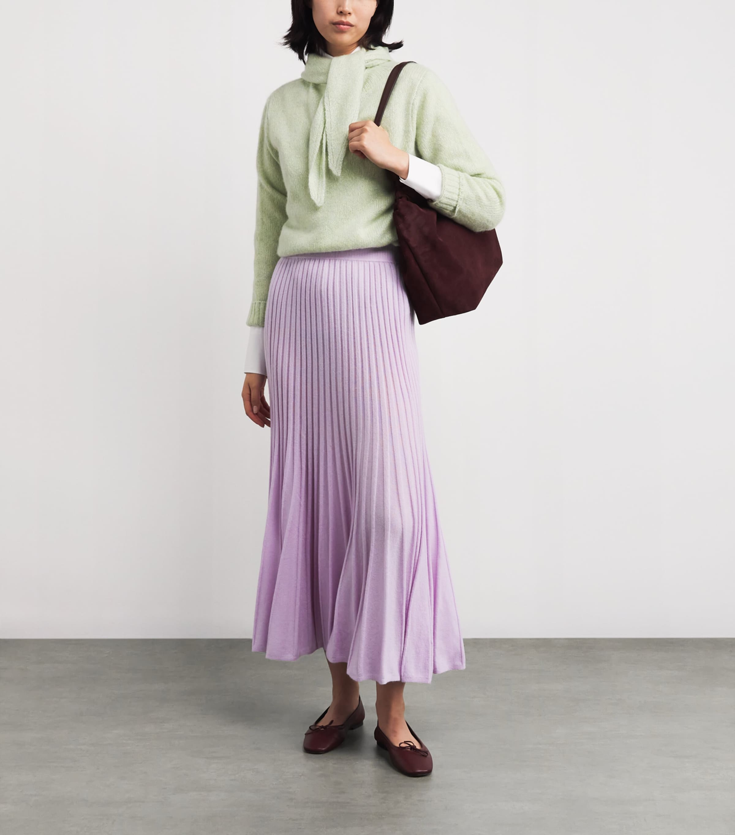 Cashmere Relaxed Sweater TANNIN Image 2