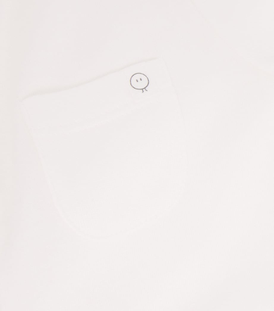 Bamboo-Cotton Clever Zip Sleepsuit WHITE Image 3