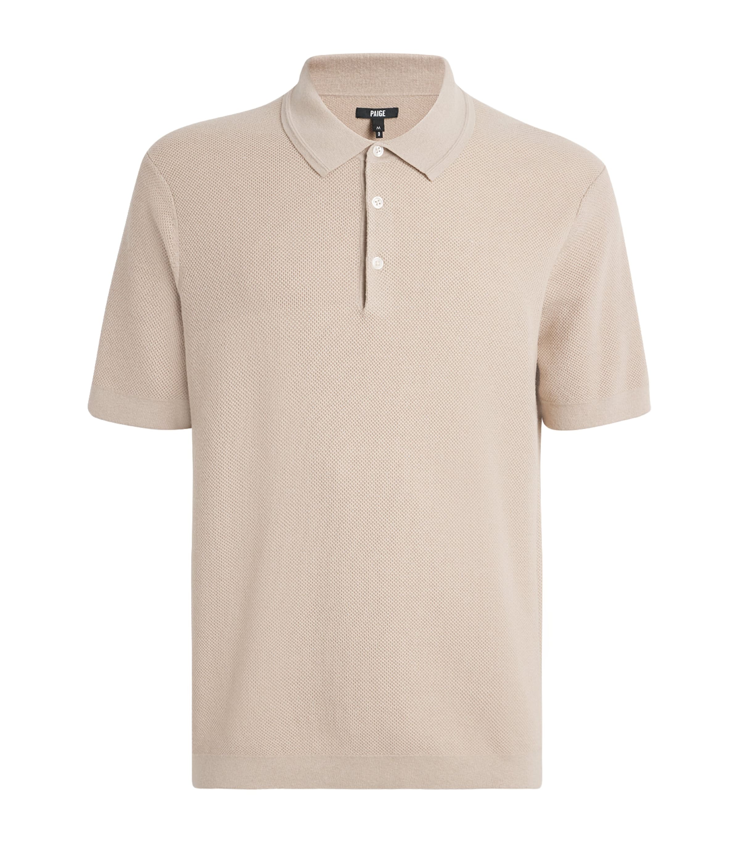 Paige Cotton-wool-silk-cashmere Kiko Polo Shirt