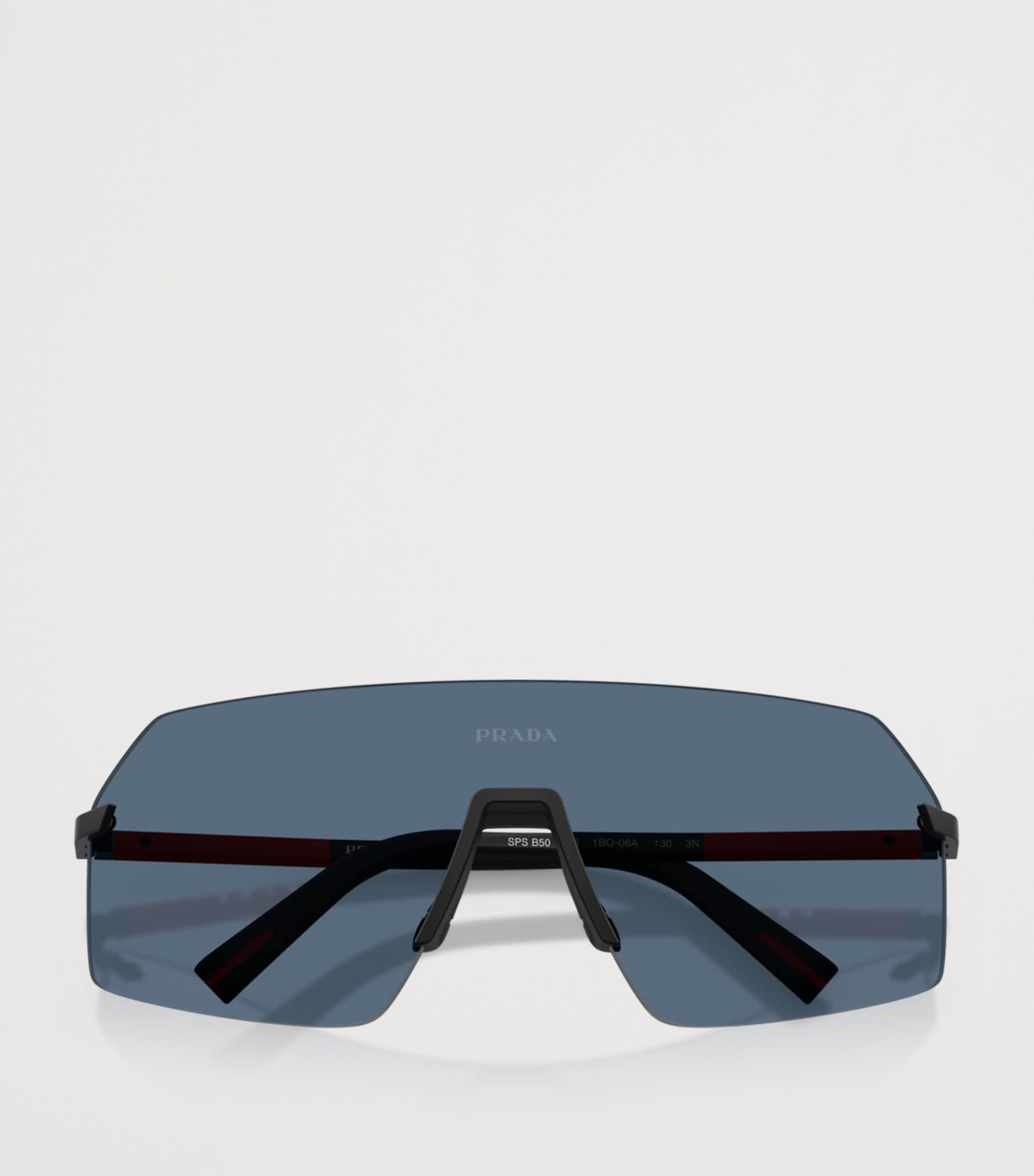 Prada Linea Rossa Metal PR B50S Sunglasses Black Image 5