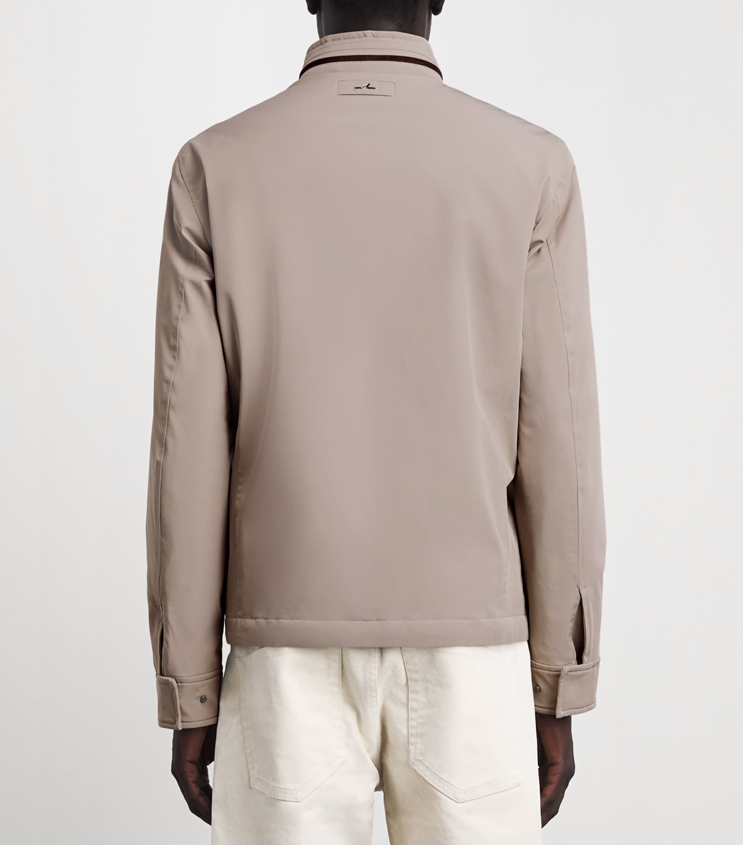 Paul & Shark Mens Technical Padded Jacket Beige Image 5