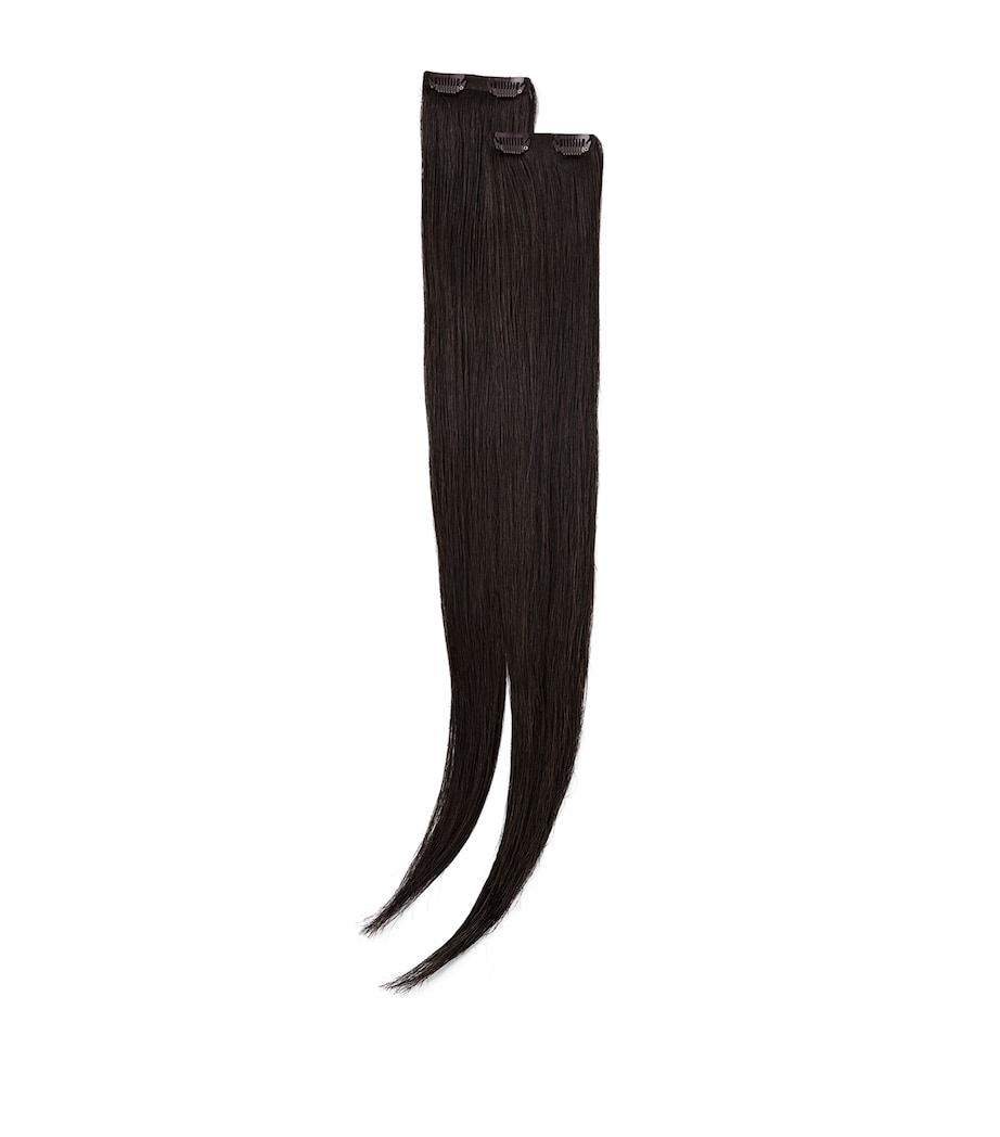 Beauty Works x Huda BARELY THERE Mix & Match Minis Clip-In Hair Extensions (18") RAVEN Image 1