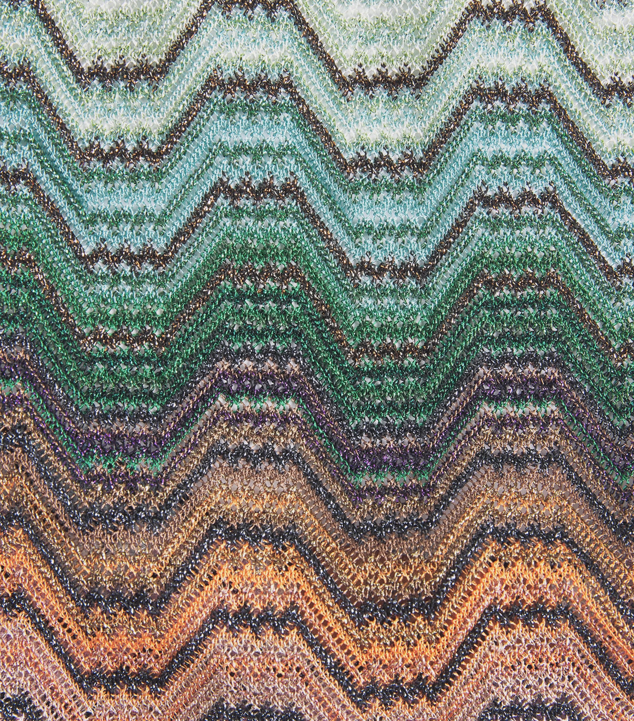 Missoni Womens Zigzag Halterneck Top Smsnq Mlti Blk/gr/or Image 6