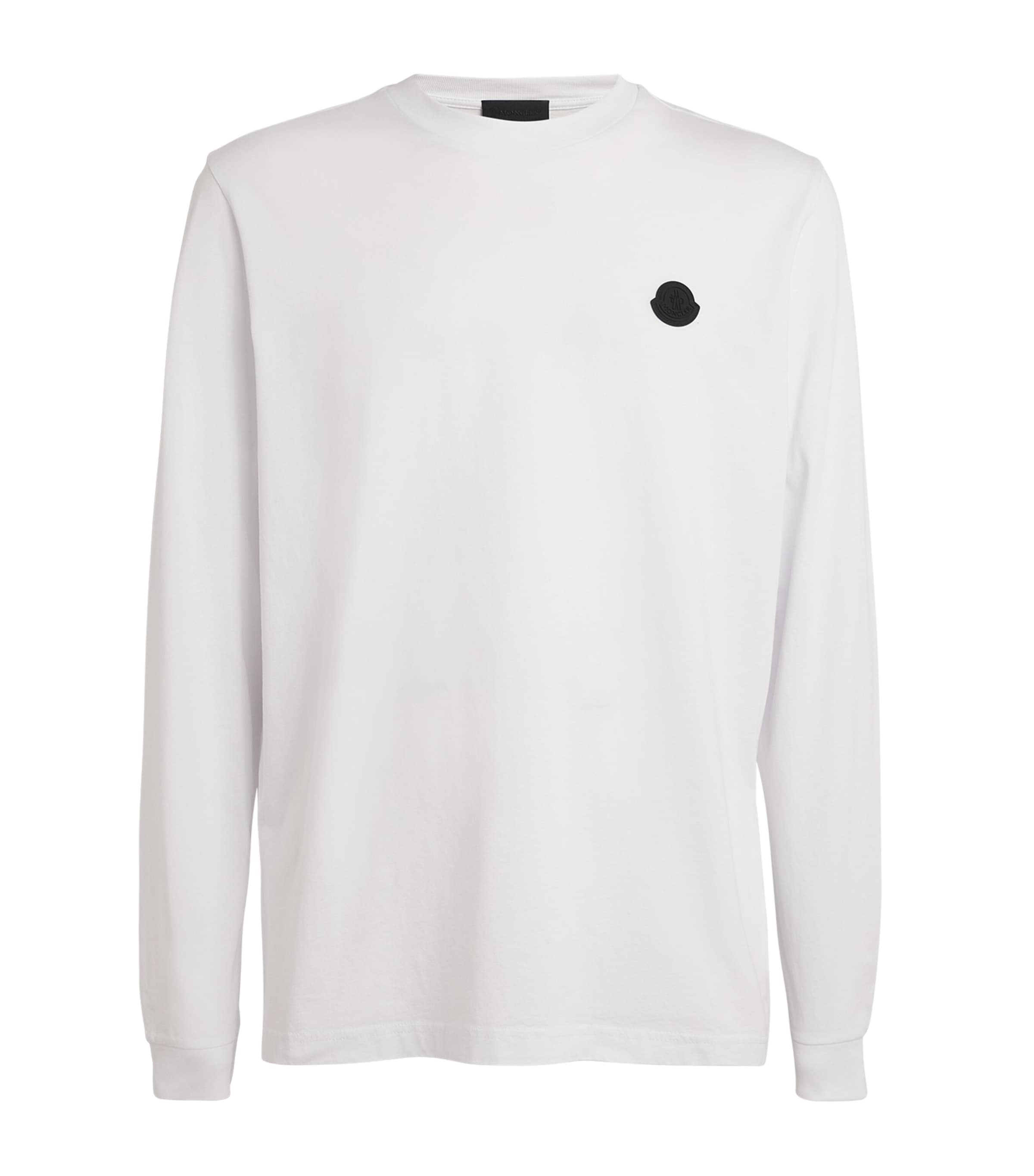 Moncler Long-sleeve Graphic T-shirt In White