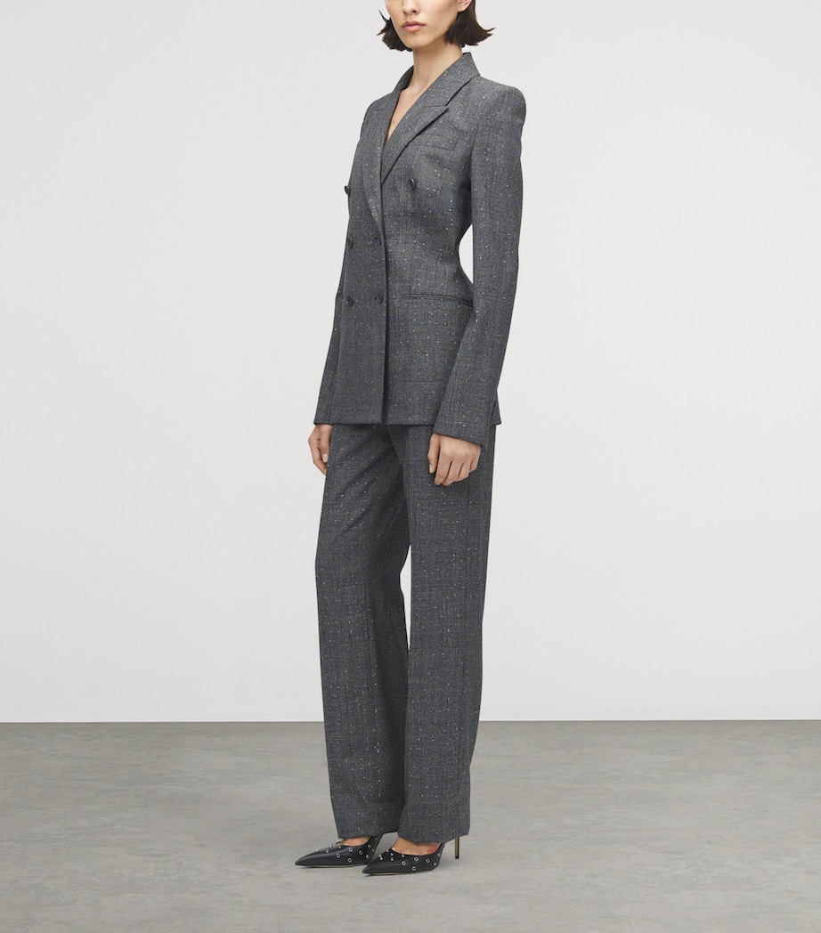 Wool Double-Breasted Blazer 1080 Image 5