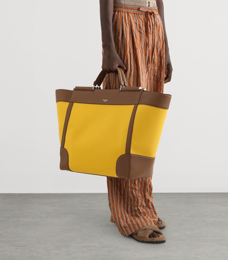 Dolce&Gabbana Sicily Tote Bag Giallo/caramel Image 6