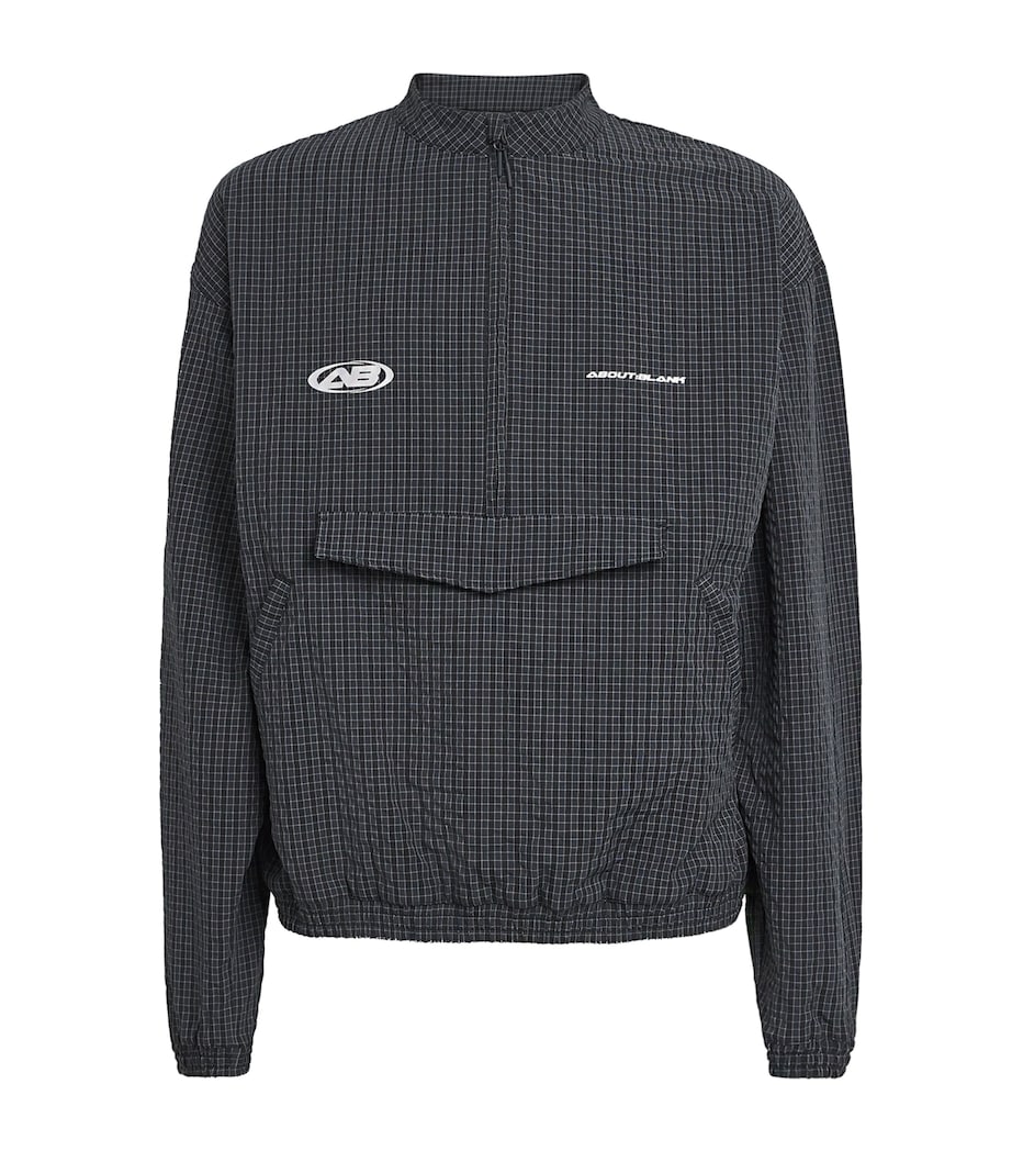 about:blank Mens Overhead Oblique Jacket Navy Check Image 1