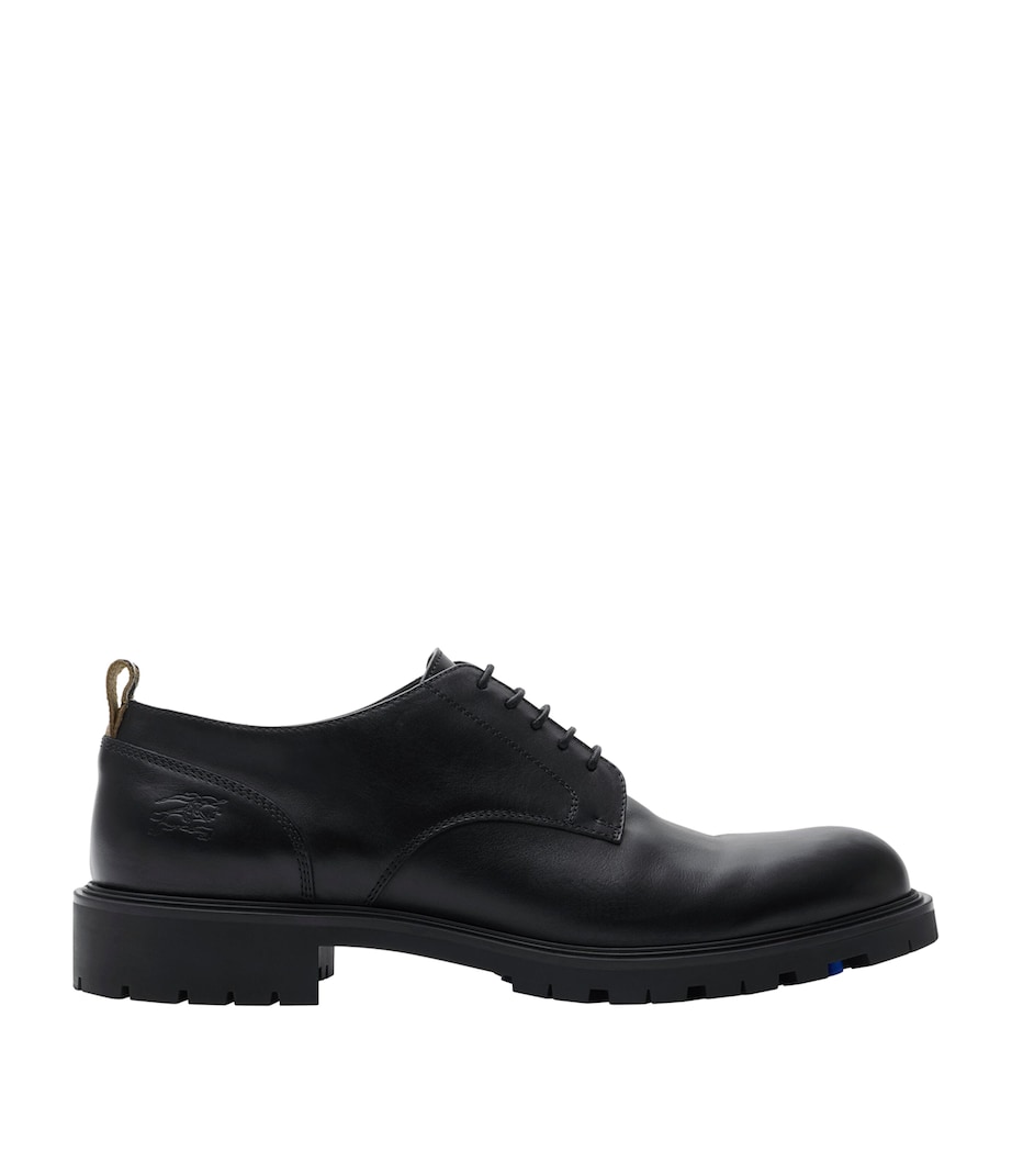 Calf Leather Rogue Derby Shoes BLACK Image 1