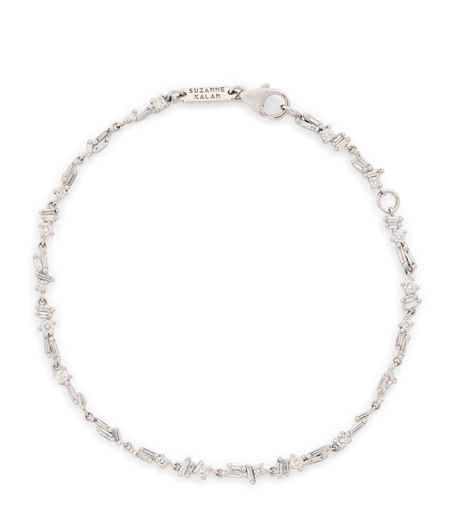 White Gold and Diamond Sparkler Bracelet 18K WG/WD Image 1