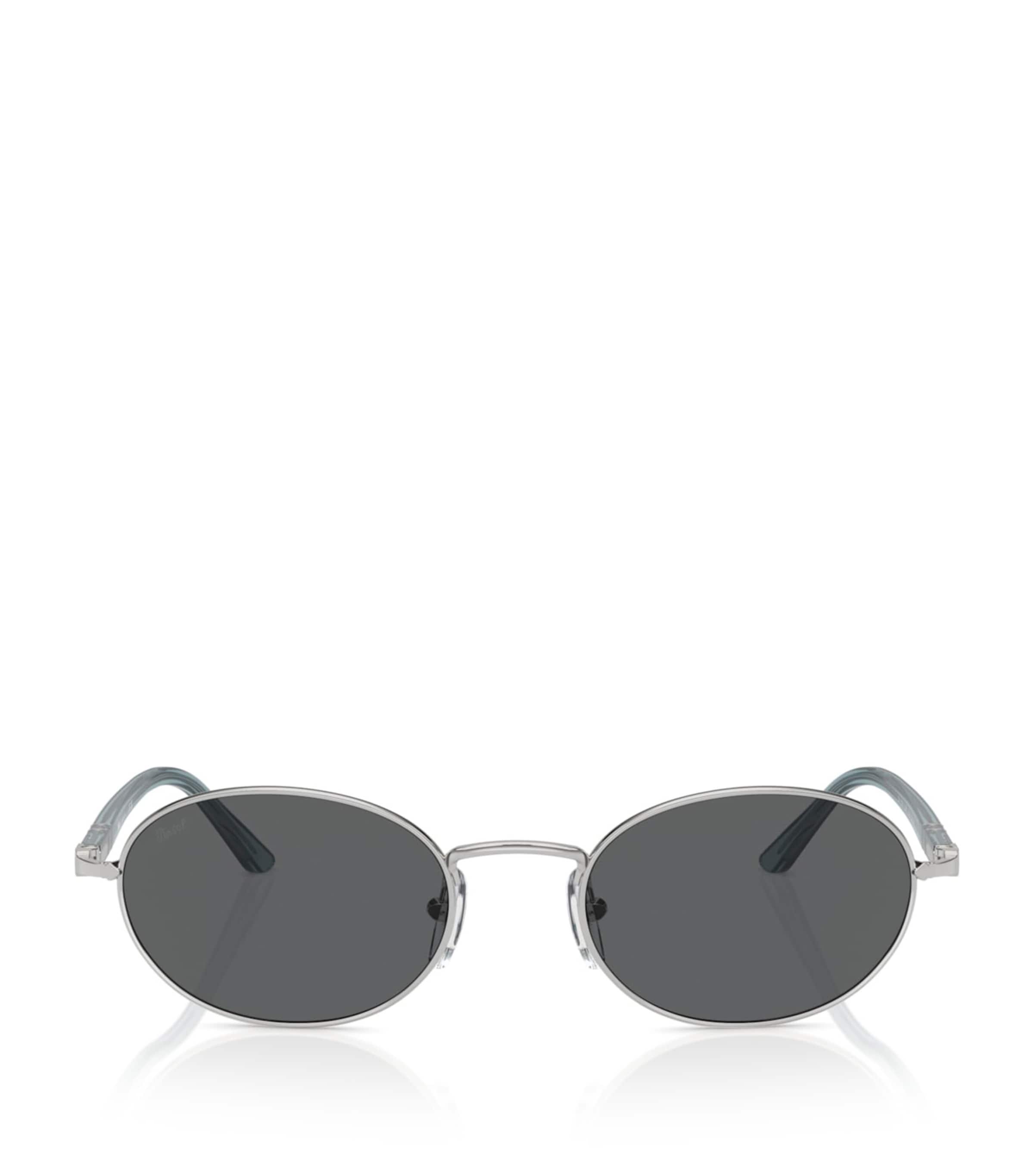 Persol Ida Oval Sunglasses Silver Image 1