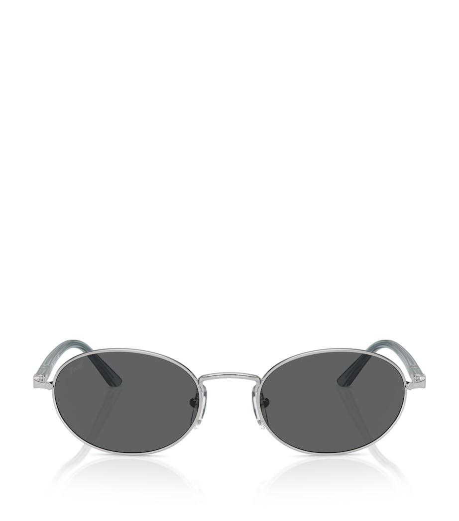 Persol Ida Oval Sunglasses Silver Image 1