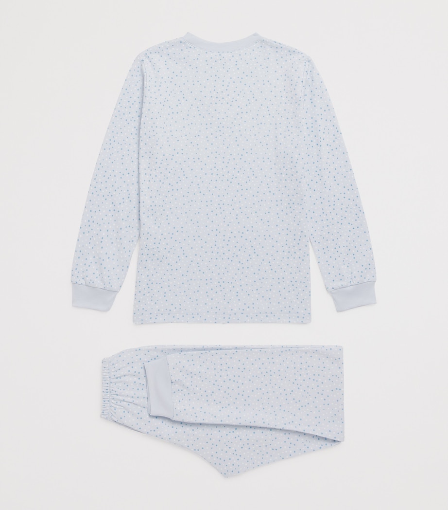 Kissy Kissy Pima Cotton Superstars Pyjama Set (2-6 years) Blue Image 2