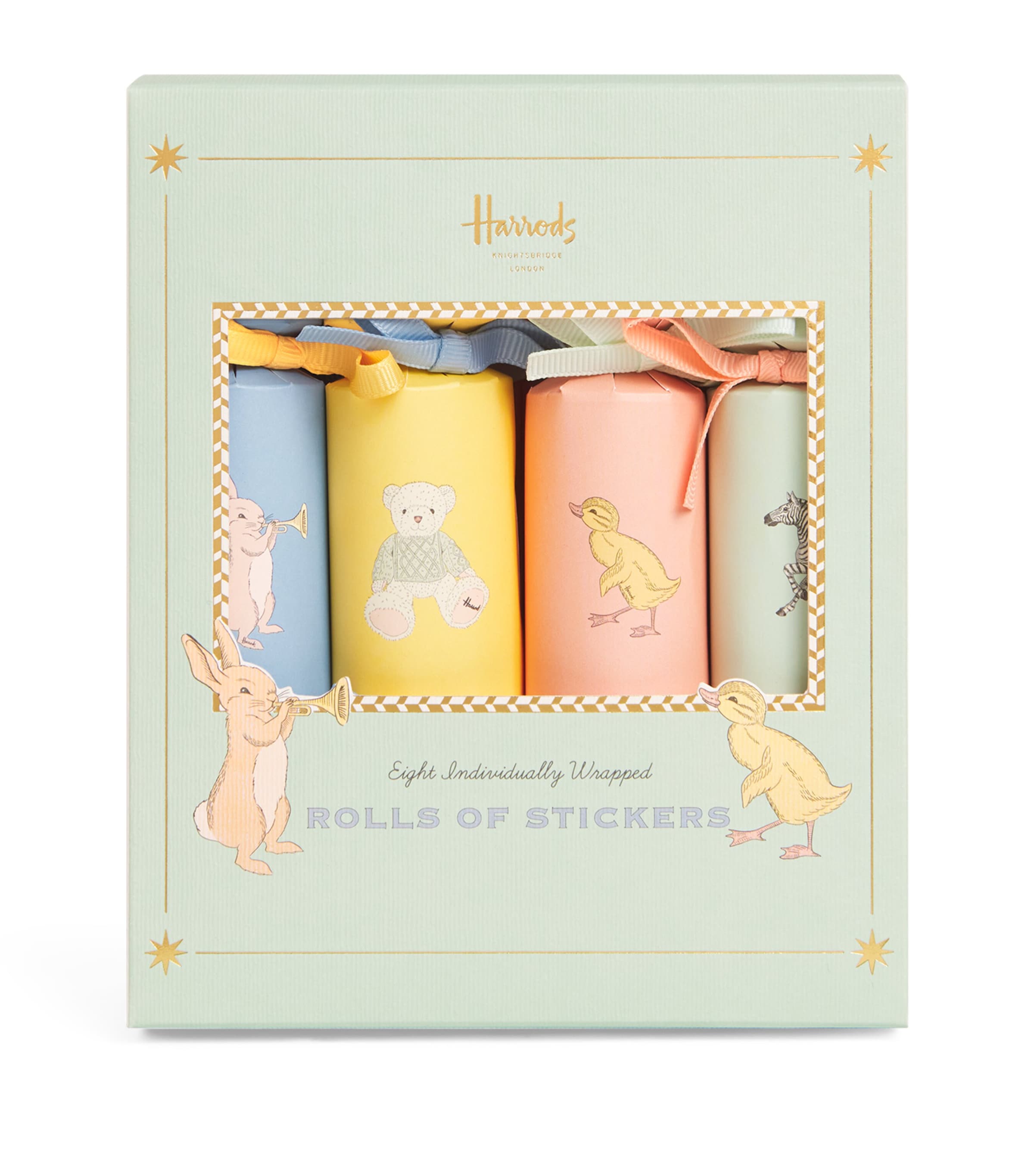 Harrods Set Of 8 Sticker Rolls
