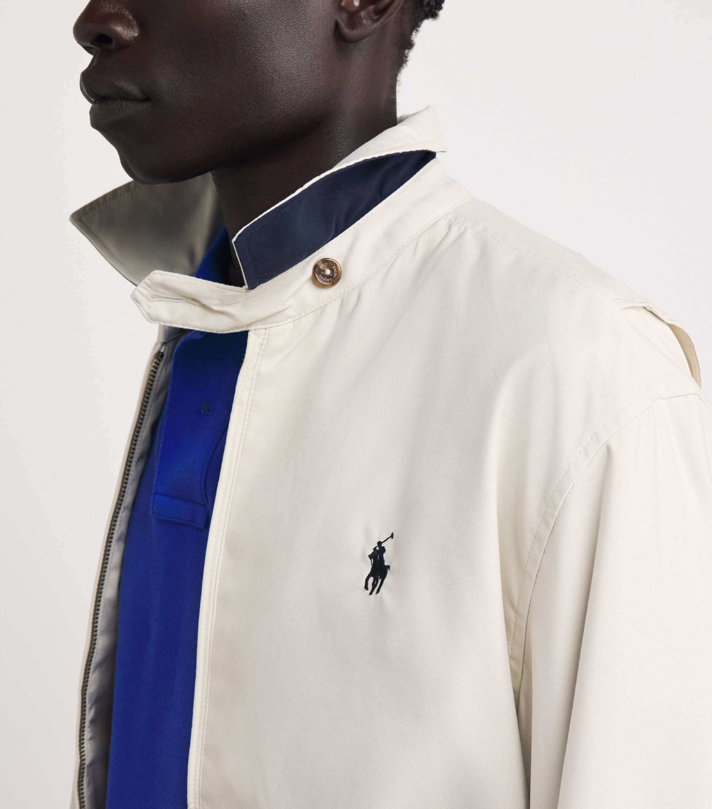 Polo Ralph Lauren Mens Lined Polo Pony Jacket New Stone Image 3