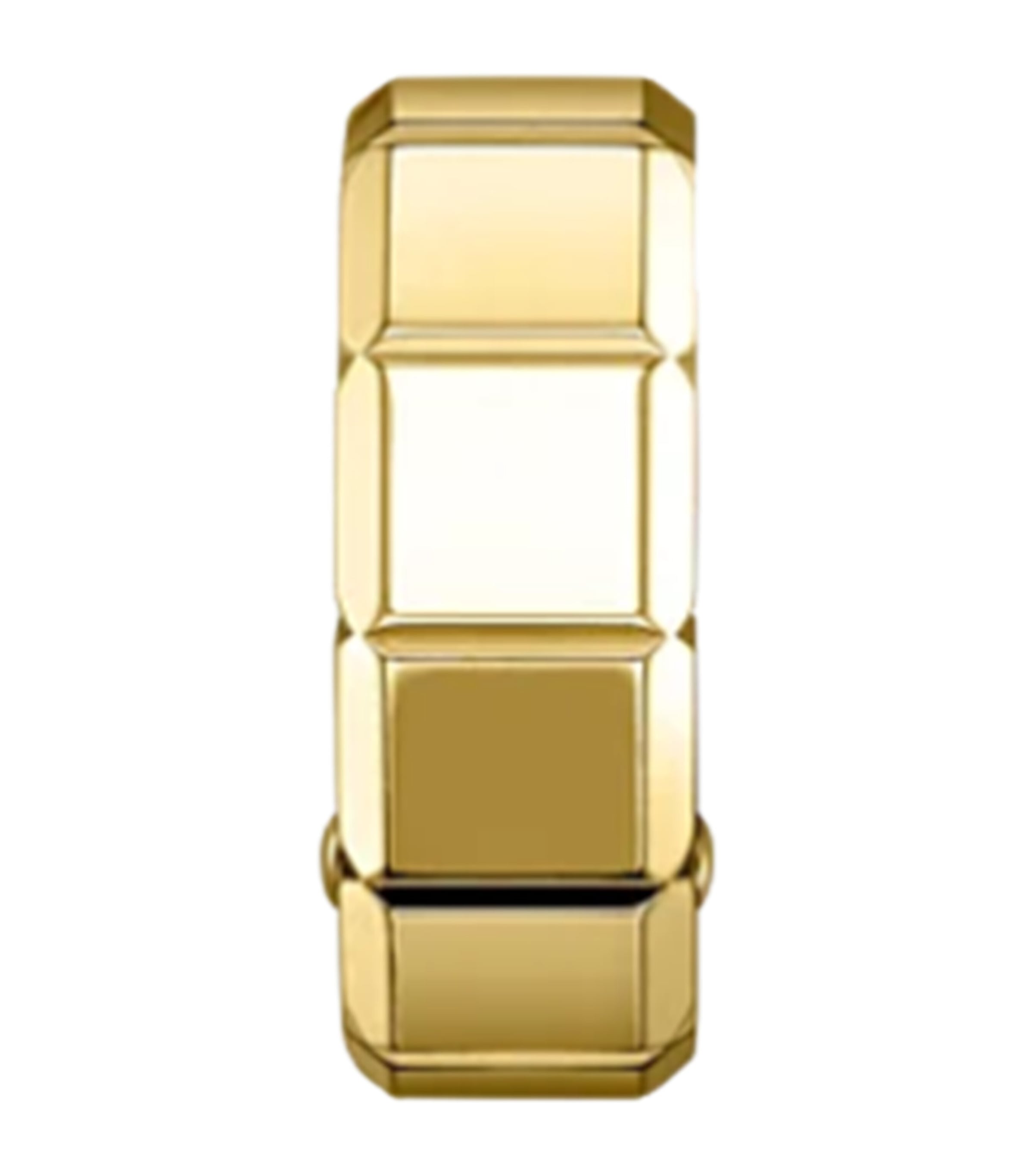 Yellow Gold Ice Cube Single Clip-On Earring 18K YELLOW GOLD Image 1