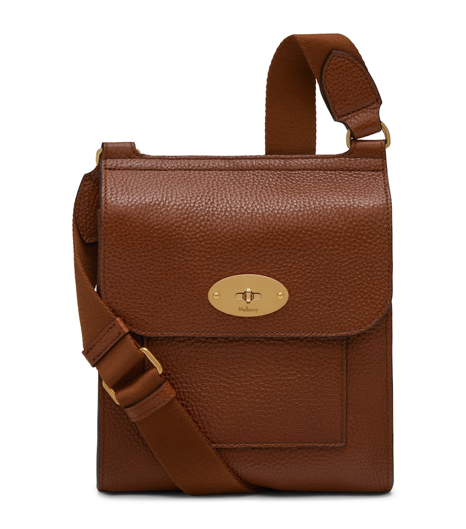 Small Leather Antony Cross-Body Bag OAK Image 1