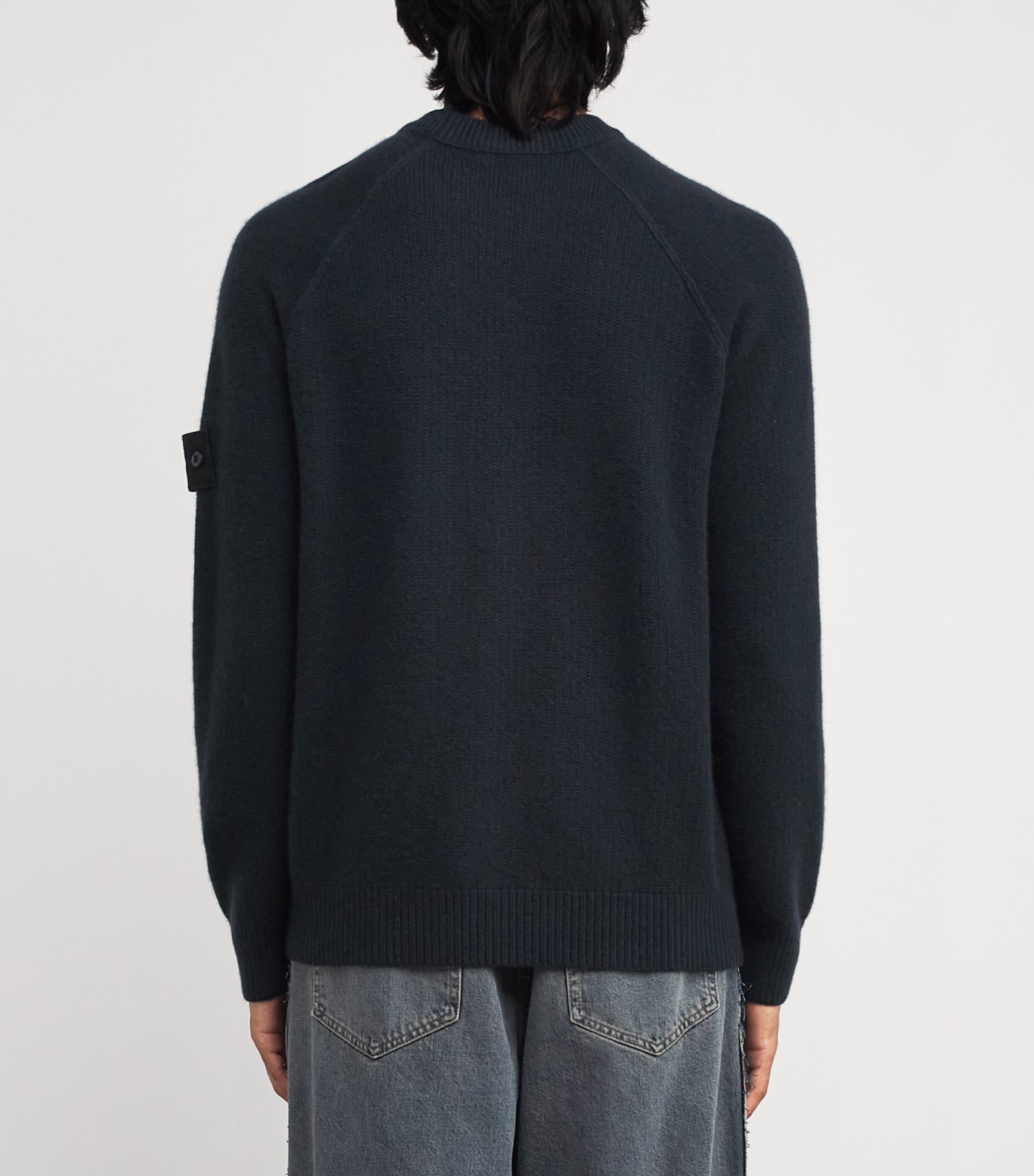 GHOST PIECE Cashmere Crew-Neck Sweater V0020 Image 4