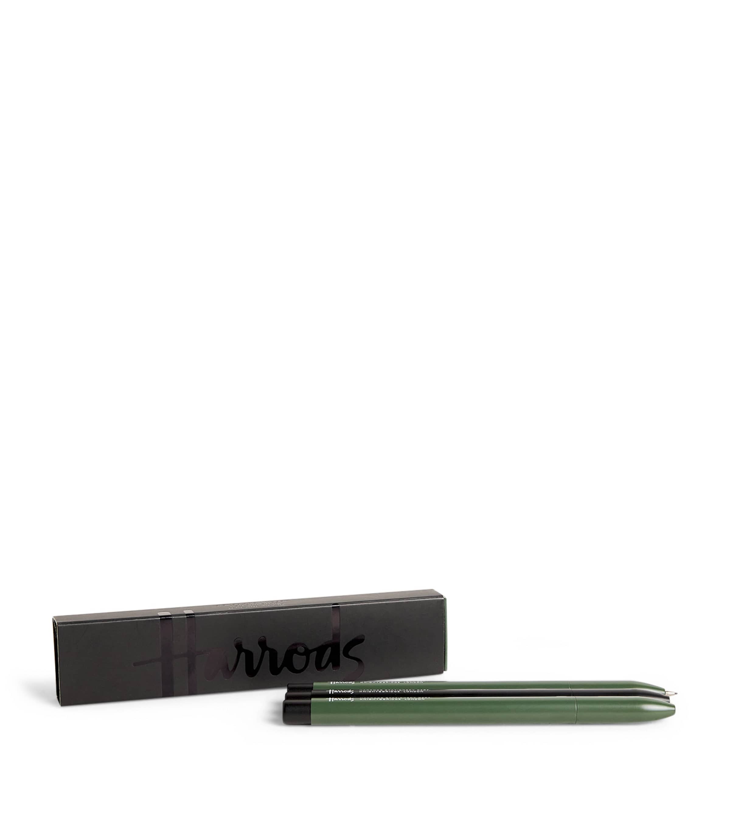 Harrods Logo Pens (Set of 3) | Designers | Harrods | Luxury Stationery | Pens & Pencils